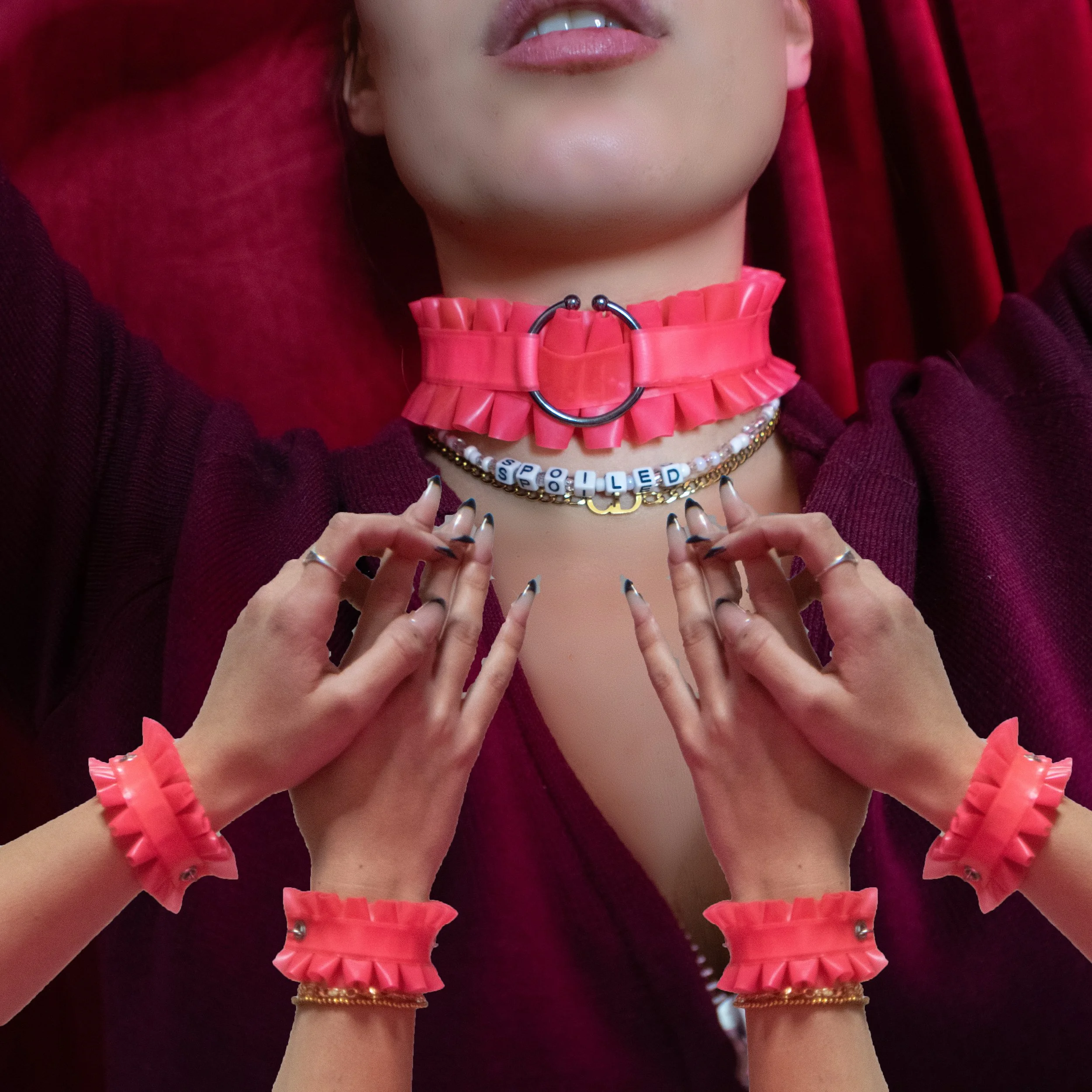 Life is Ruff Collar and Cuff SET
