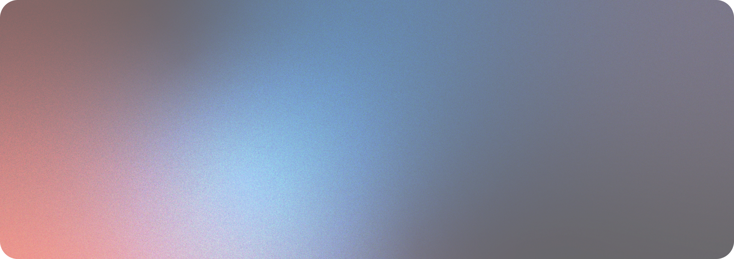 Abstract gradient background with shades of red, blue, purple, and black.