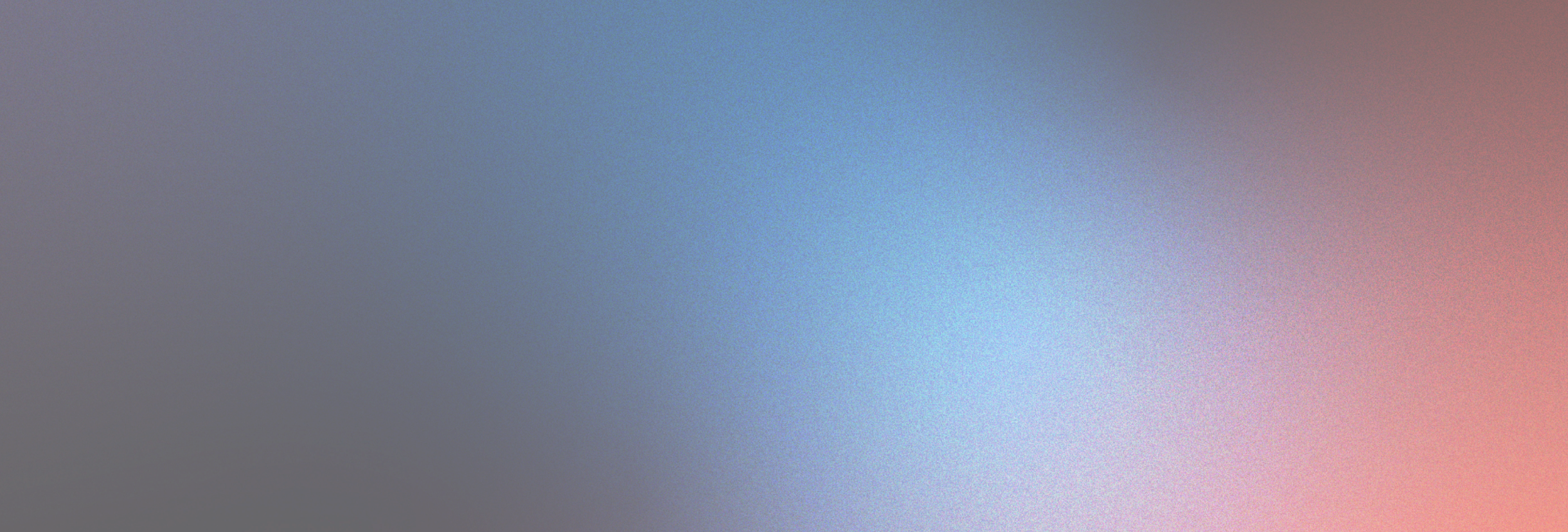 Gradient background with dark blue at the left, transitioning to light blue in the center, and red-orange at the right.