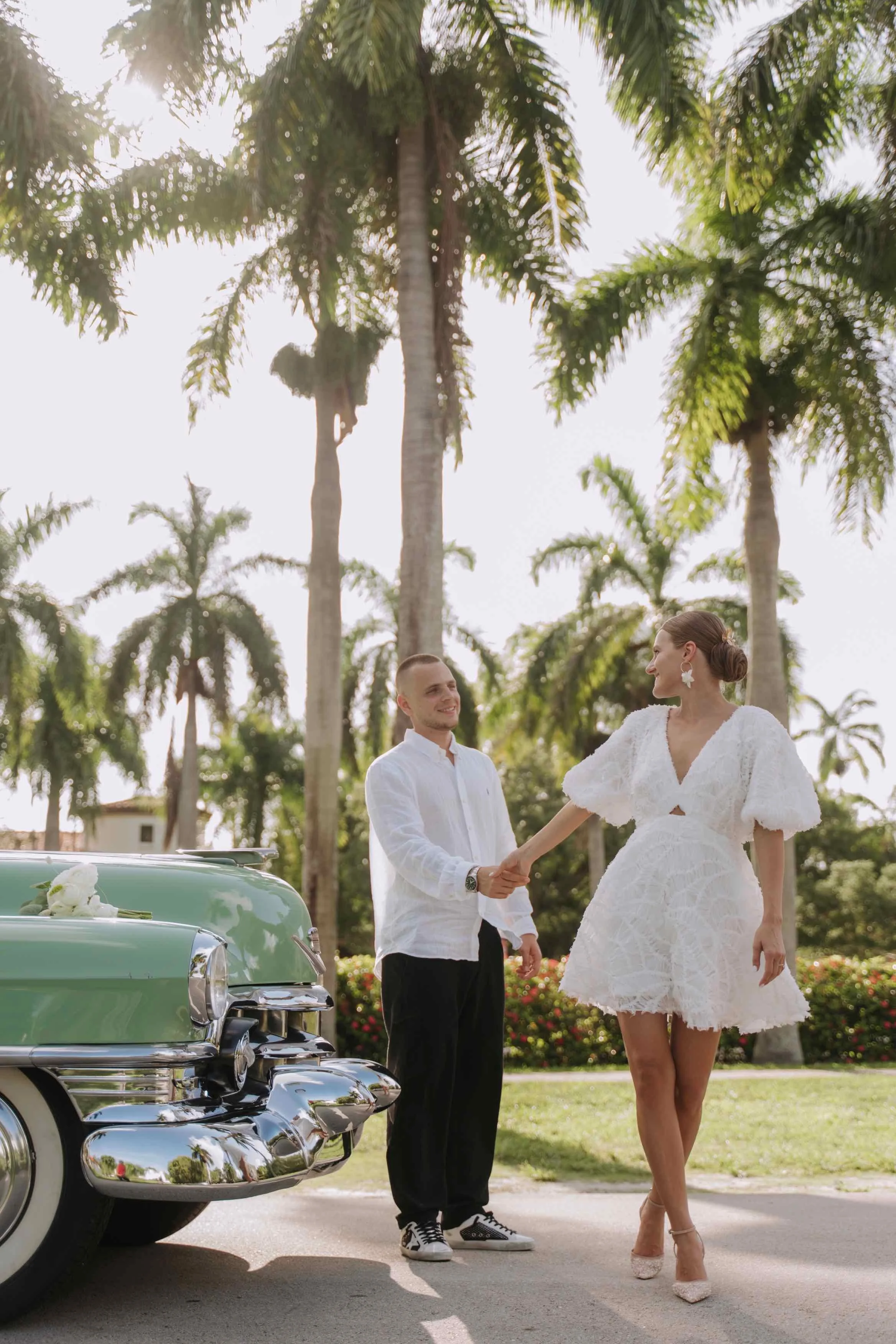 Happy Couple in Miami Avali Villas