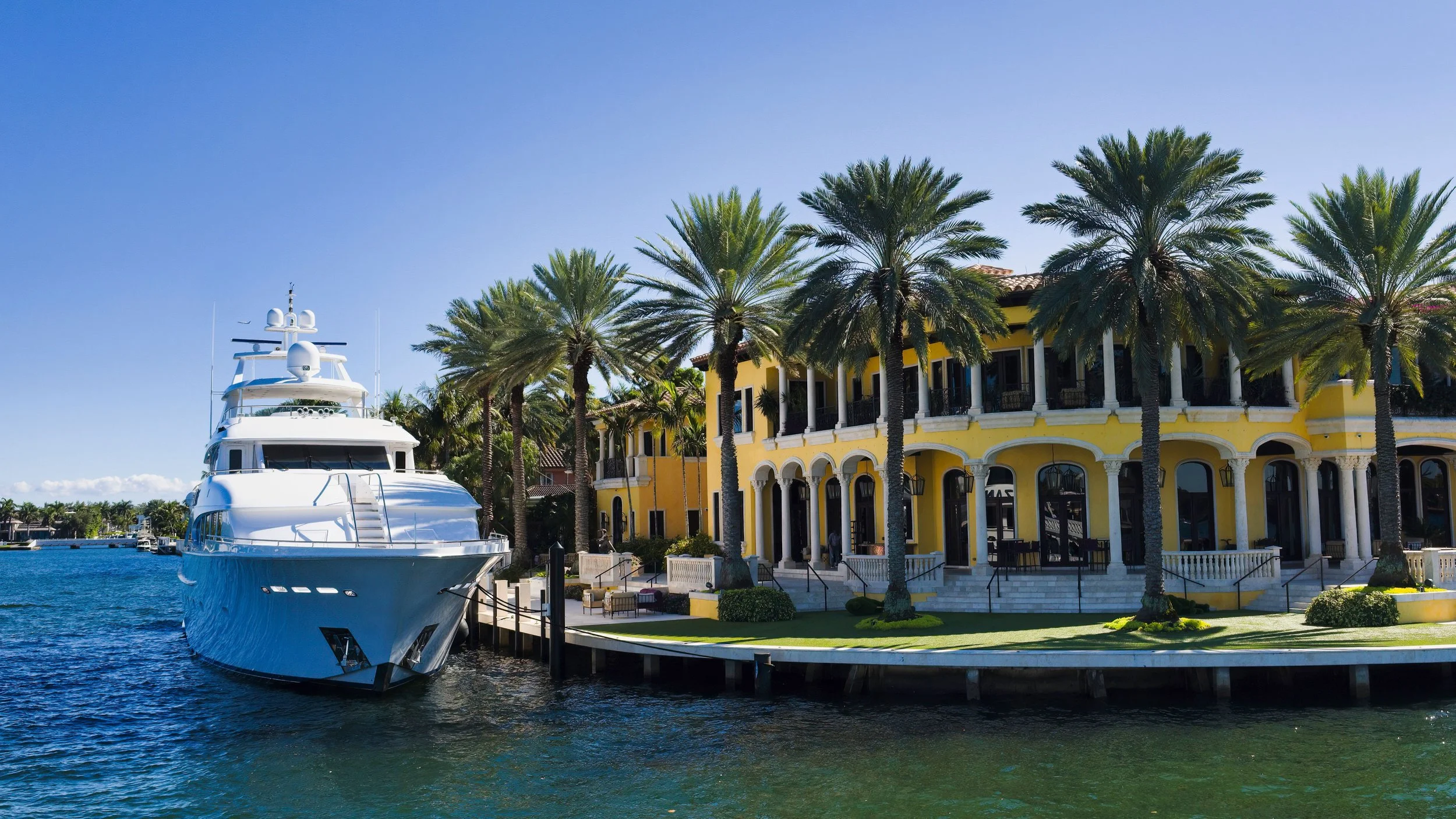 Holiday on a yacht