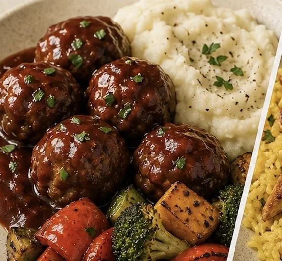 Week 4: Turkey BBQ Meatballs — Sept. 21 Delivery