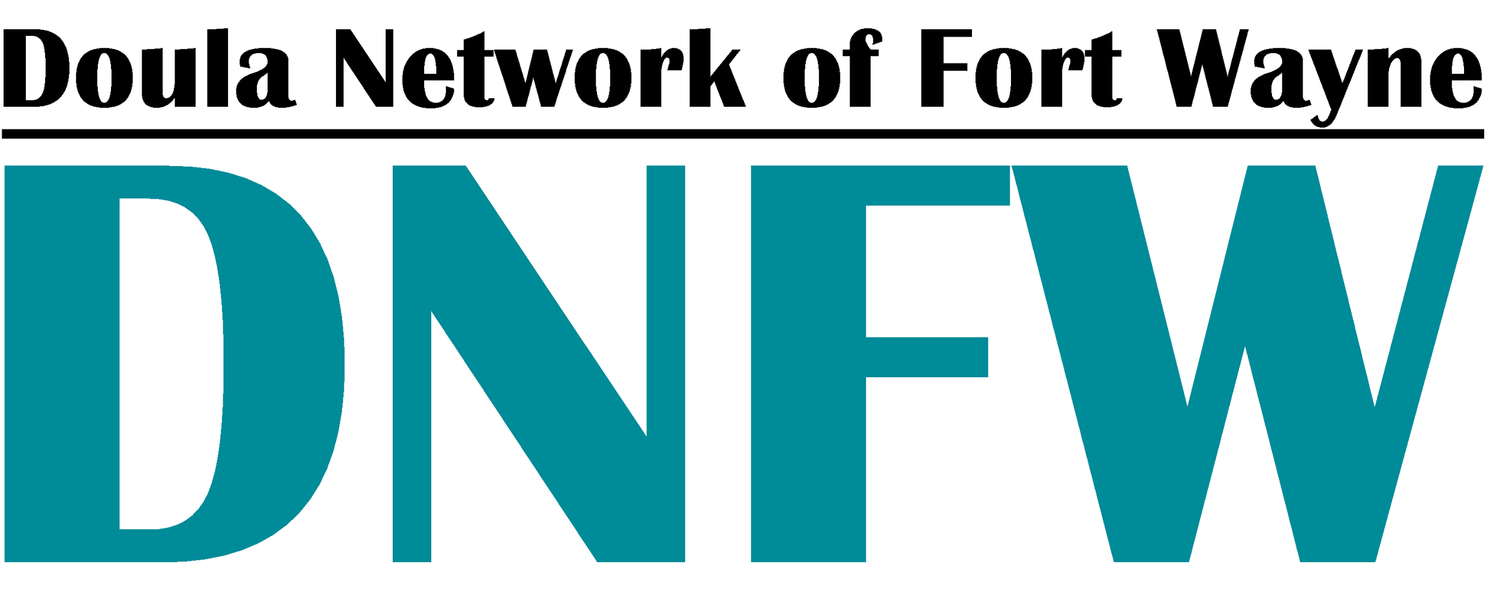 it reads, "doula network of Fort Wayne, DNFW"