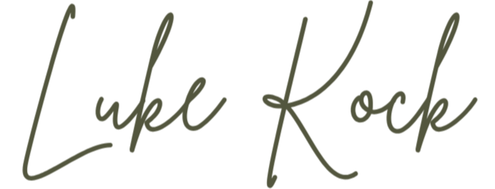 Stylized handwritten text that reads 'Luxe Kock'.