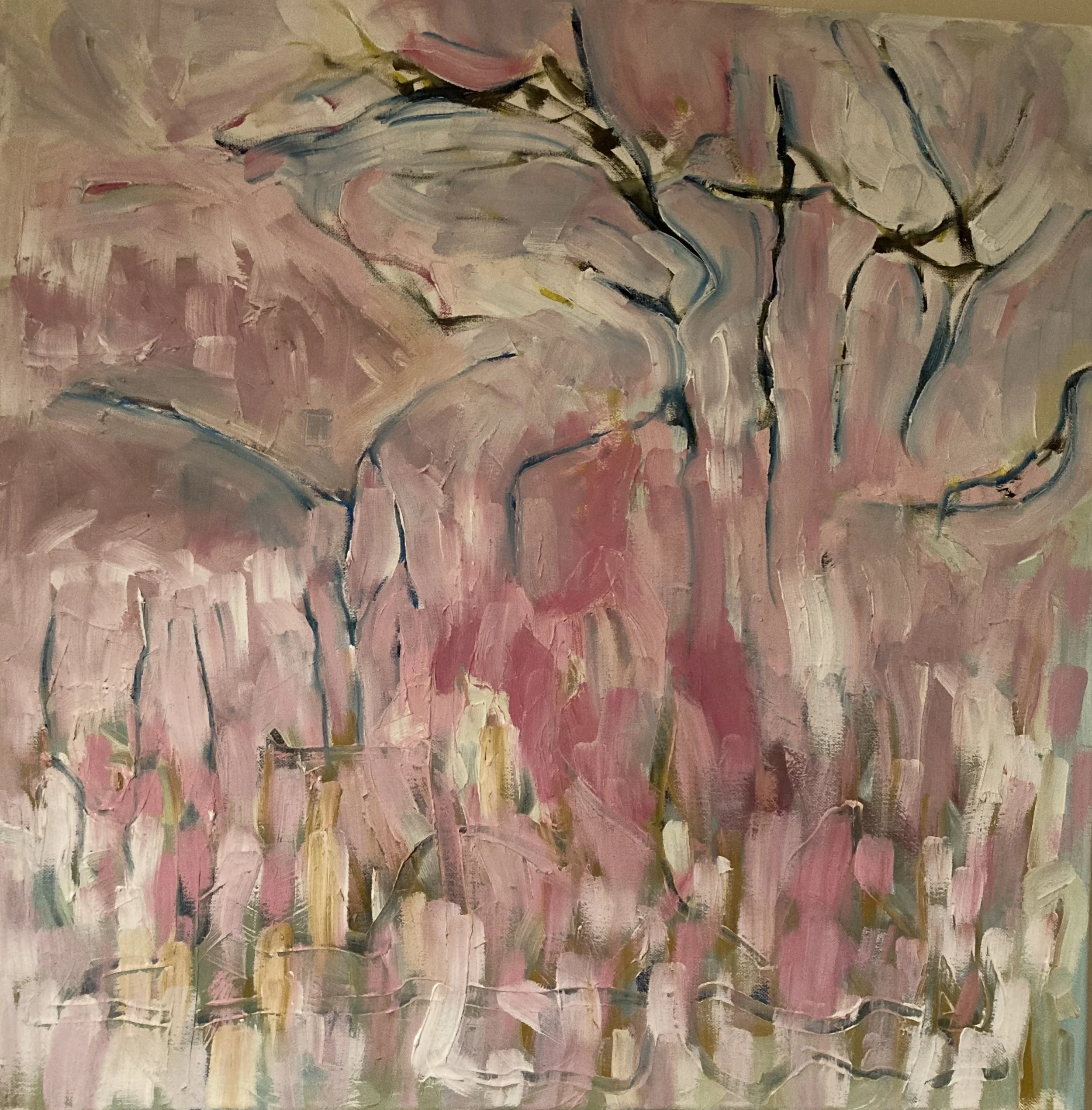 Faithful, for Richard Hunt, Sculptor 2025,
Oil on canvas
24 x 24
