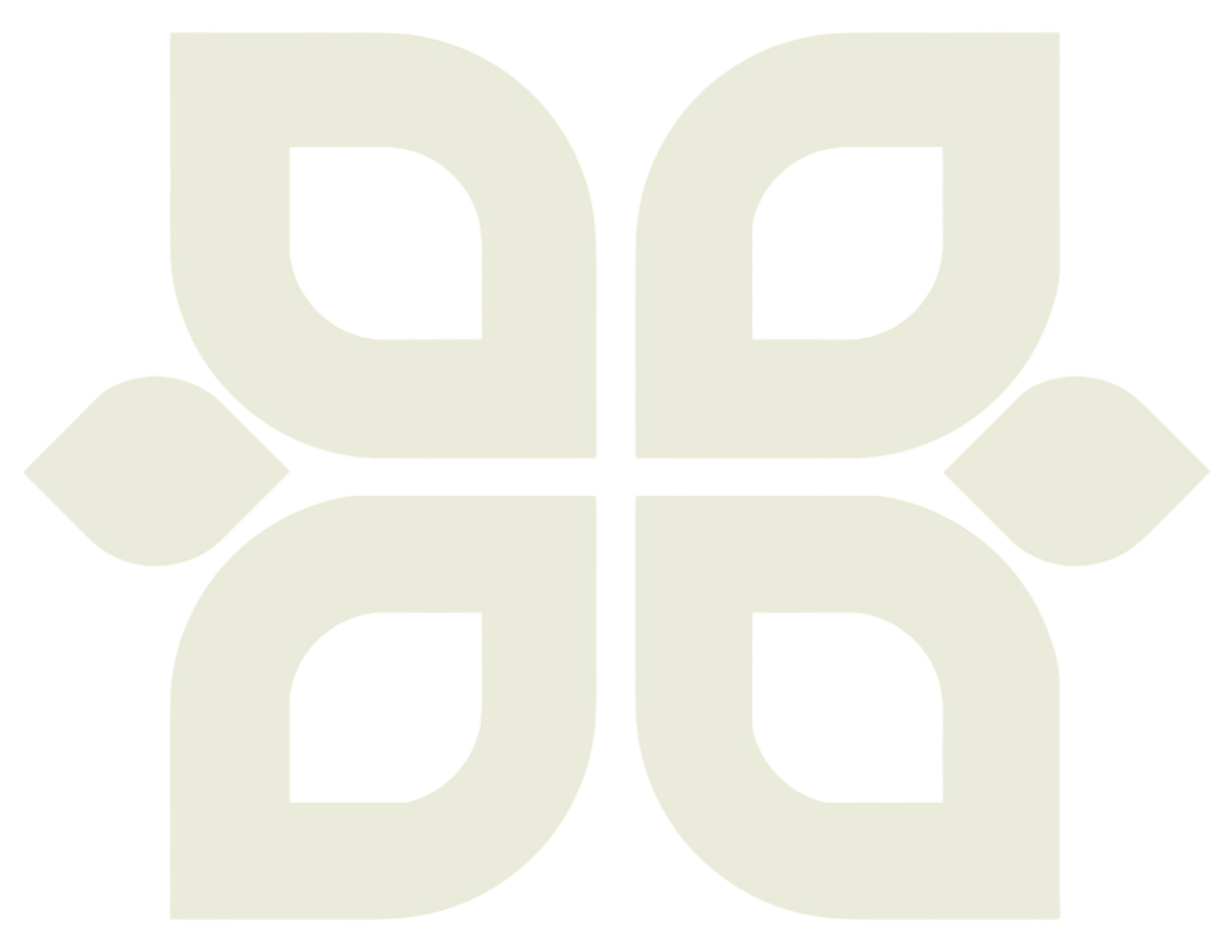 Abstract logo design with black and light gray geometric shapes forming stylized letters.