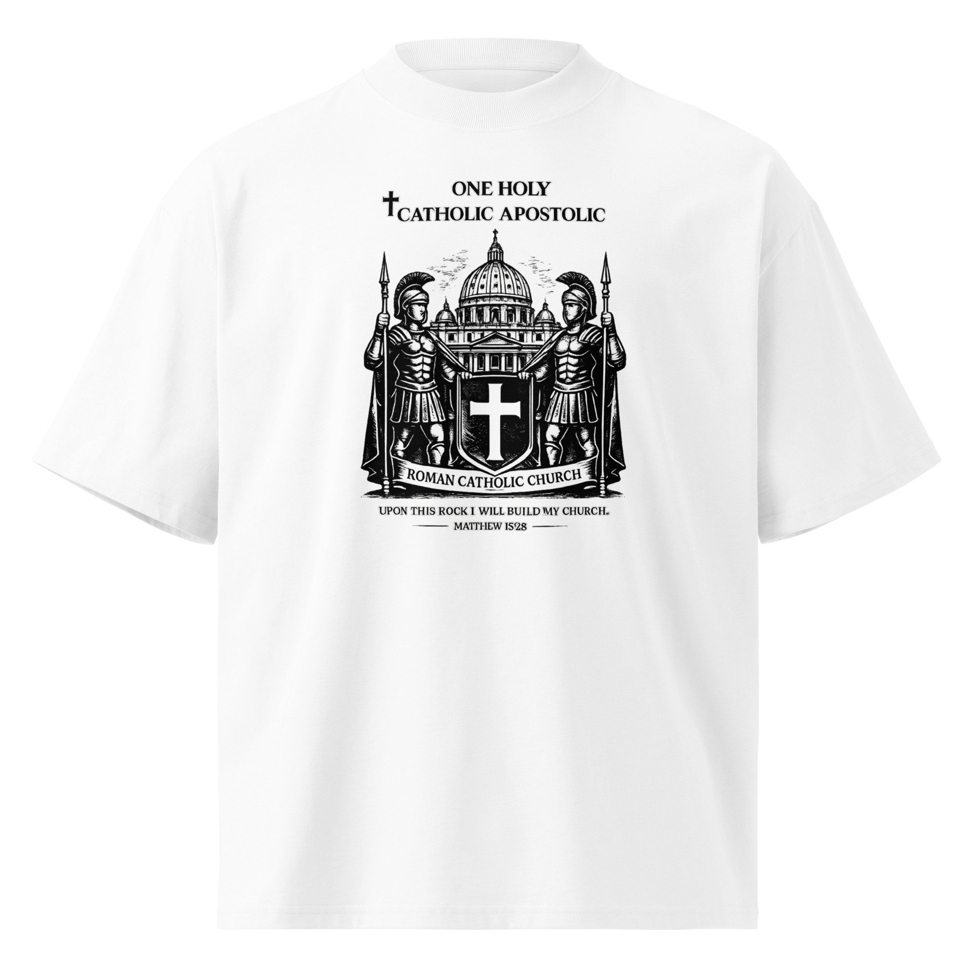 Oversized Roman Catholic Graphic Tee