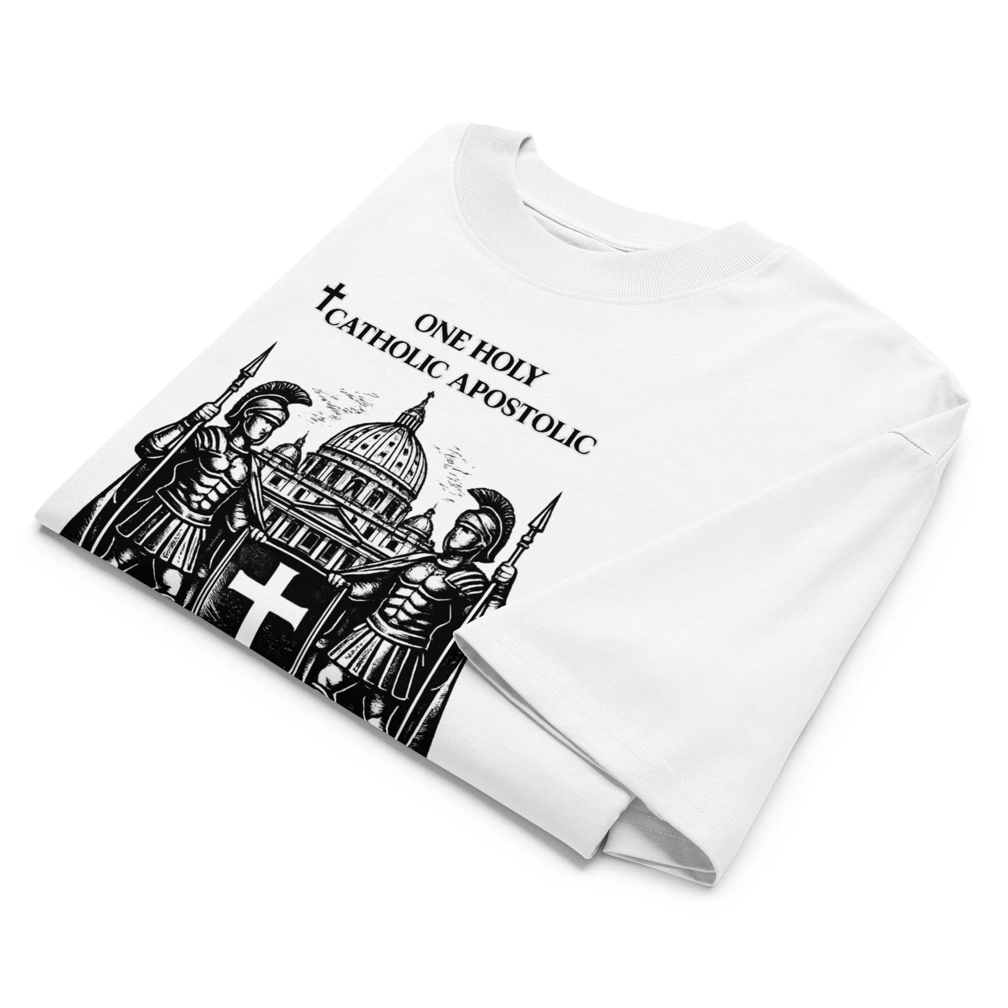 Oversized Roman Catholic Graphic Tee