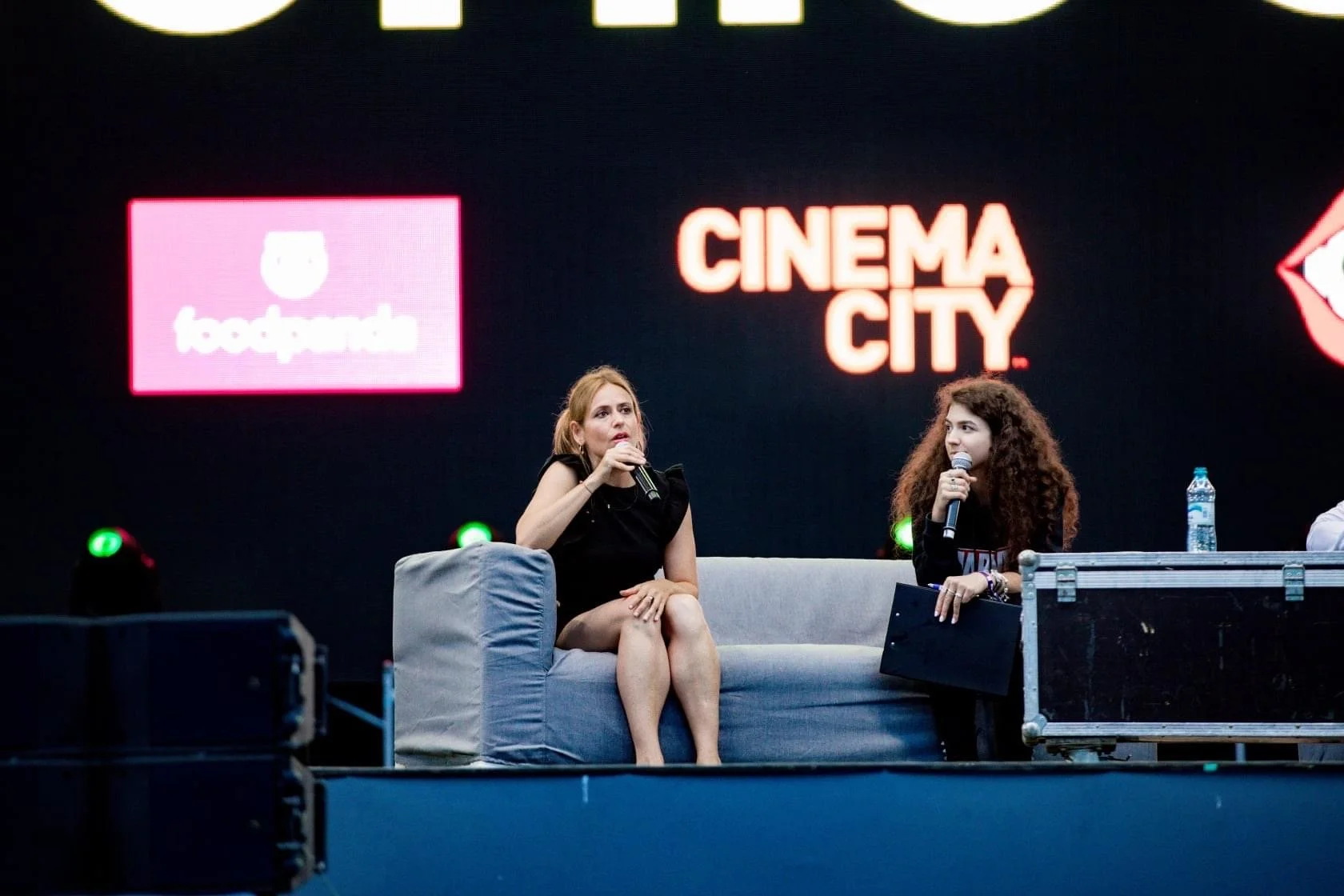 Itziar Ituño and Maria Müller at East European Comic Con (2021)