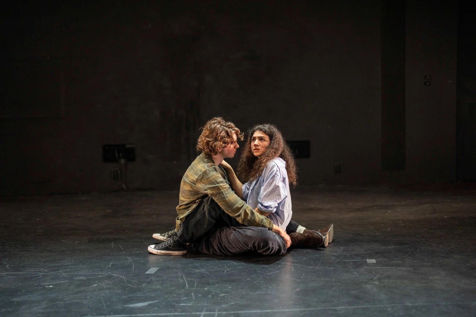 Rupert Fennessy and Maria Müller in Plasters, directed by Emma Tadmor (2024)