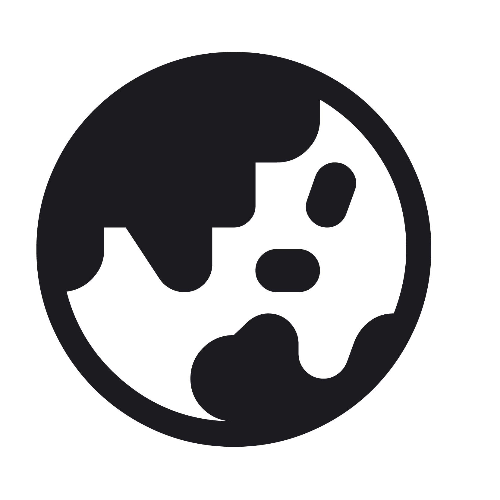 A black and white image of a skull with a radioactive warning symbol overlayed.