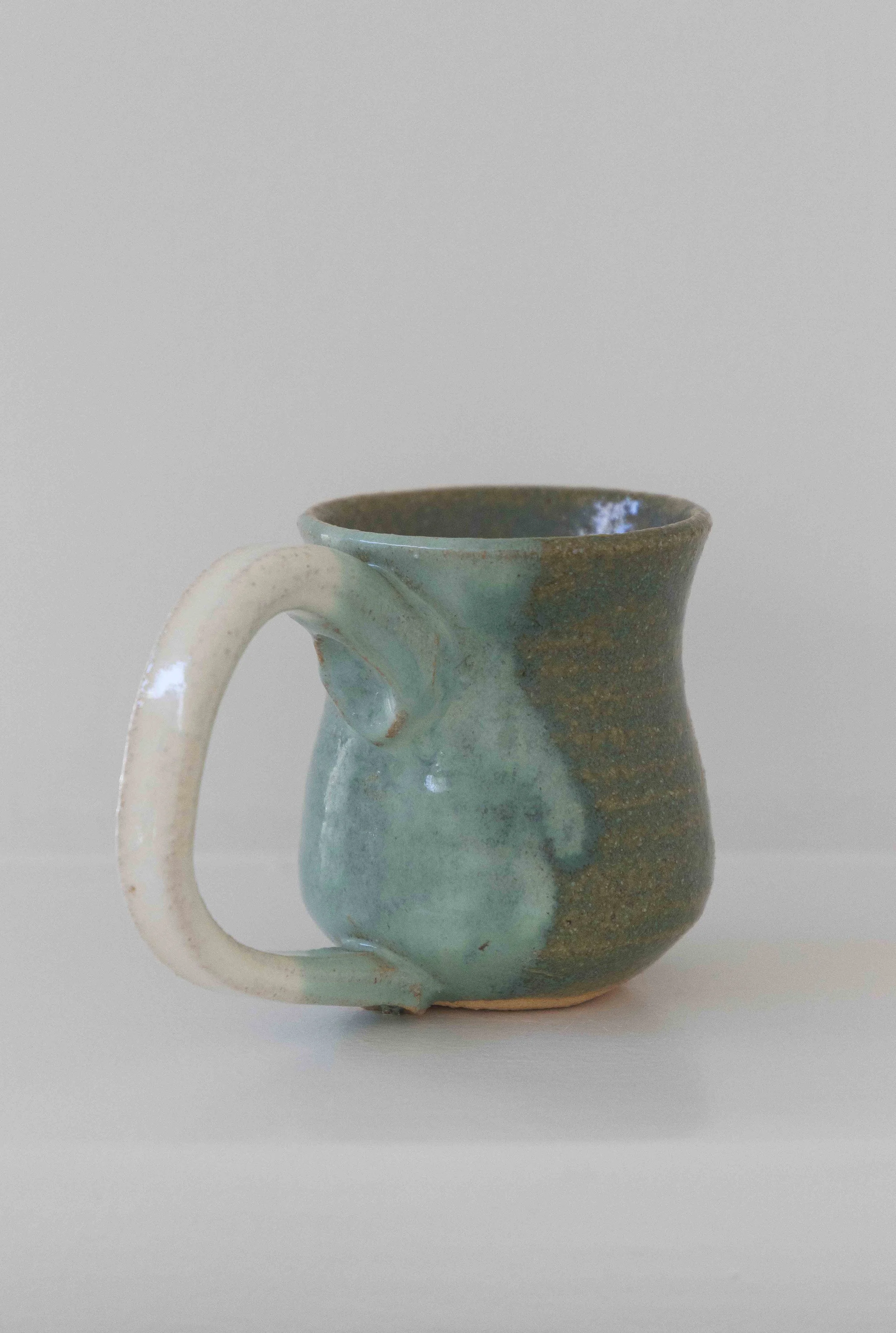 Green Studio Pottery Mug