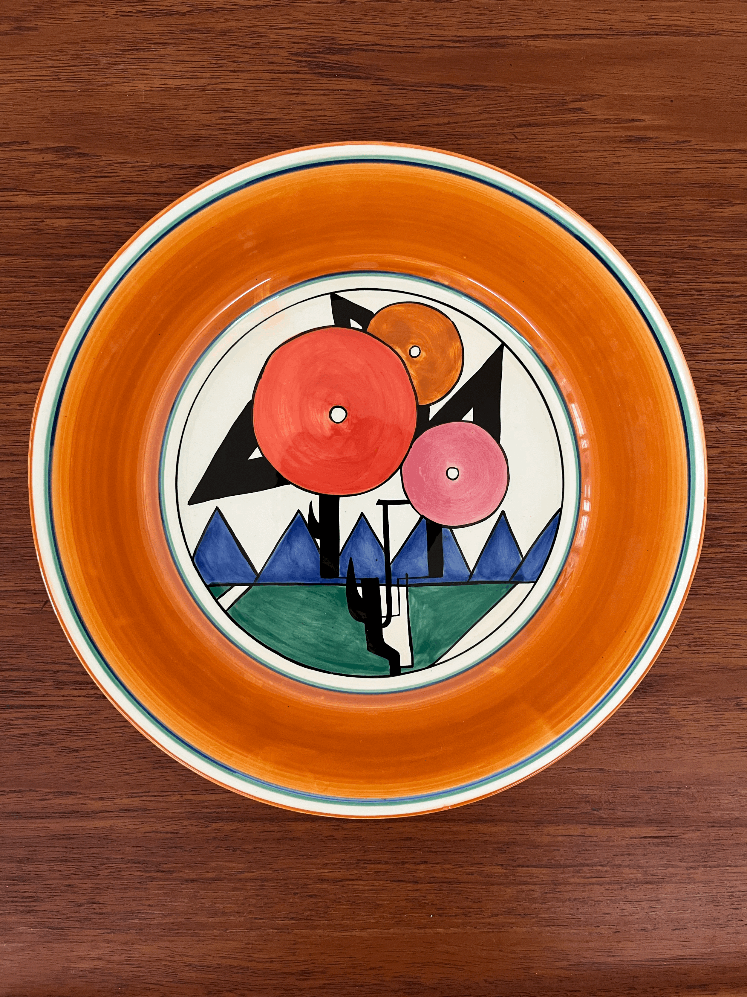 Clarice Cliff Museum of Modern Art Plates, 1993 (Set of 4)