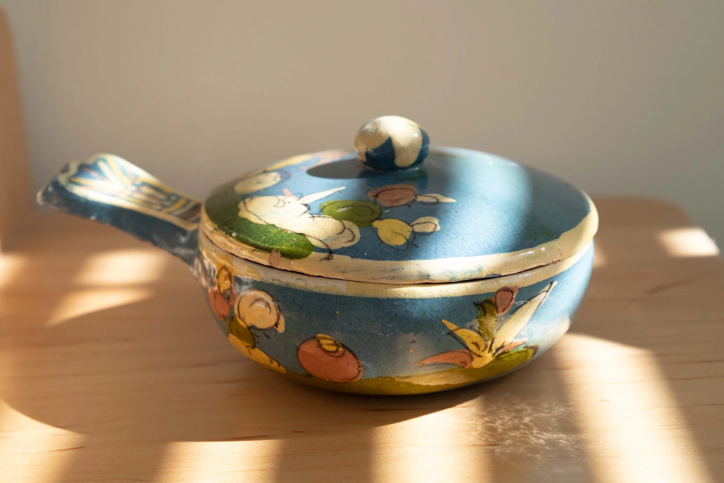 1930s Mexican Tlaquepaque Bowl - Blue