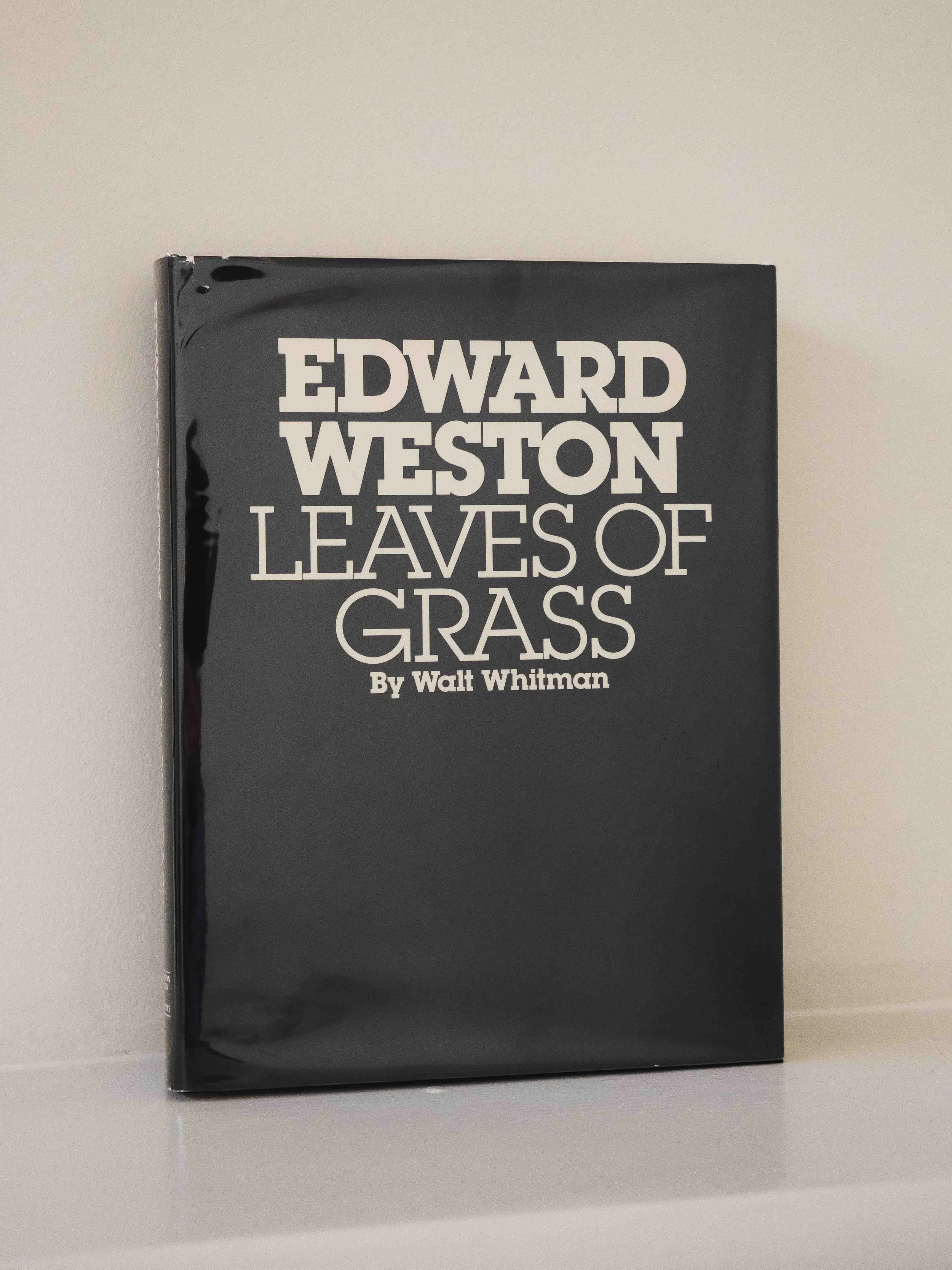 1976 Edward Weston Leaves of Grass by Walt Whitman Hardcover Photography Book, Paddington Press, DJ