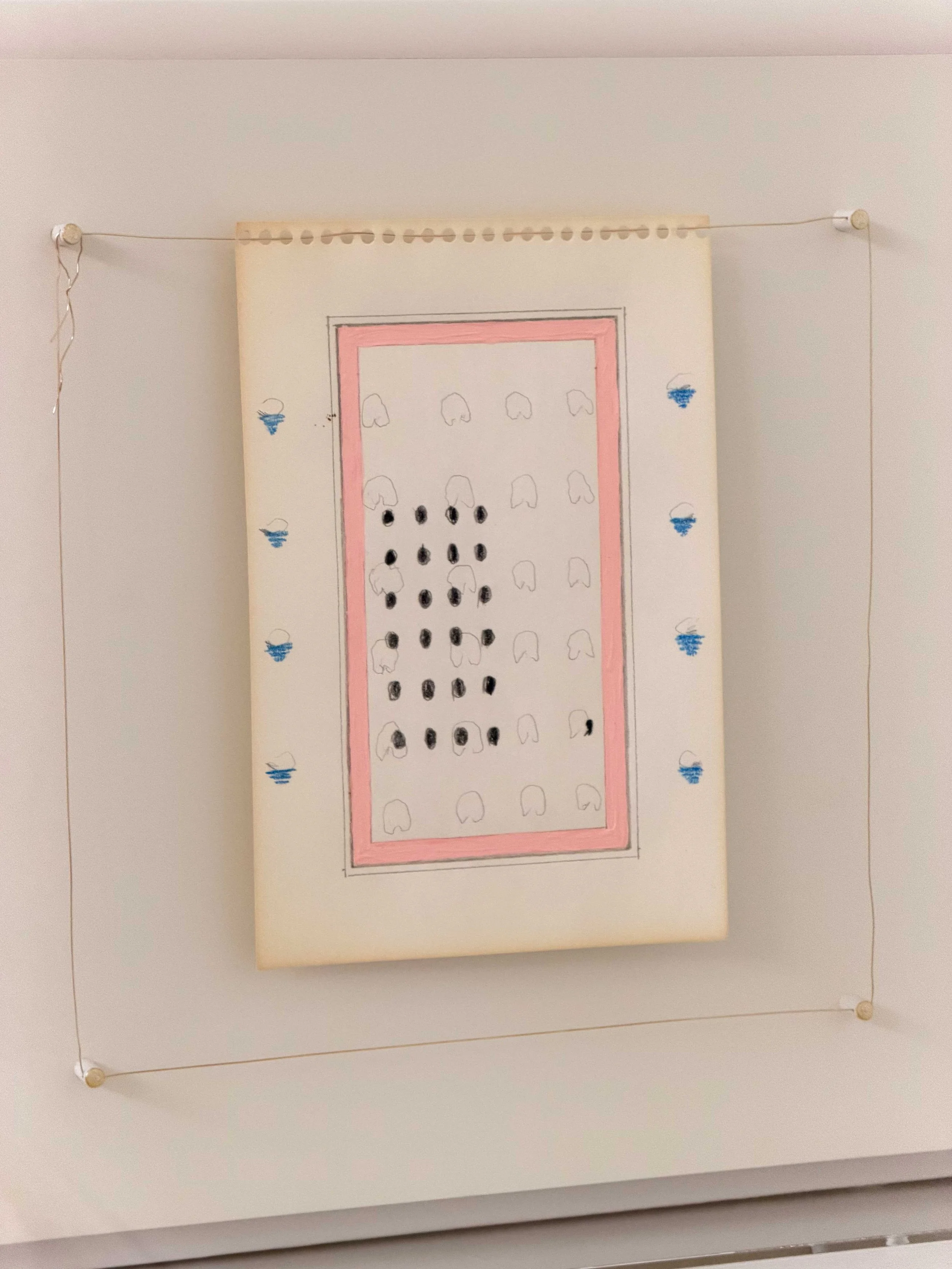 Notebook Art in Acrylic Box Frame