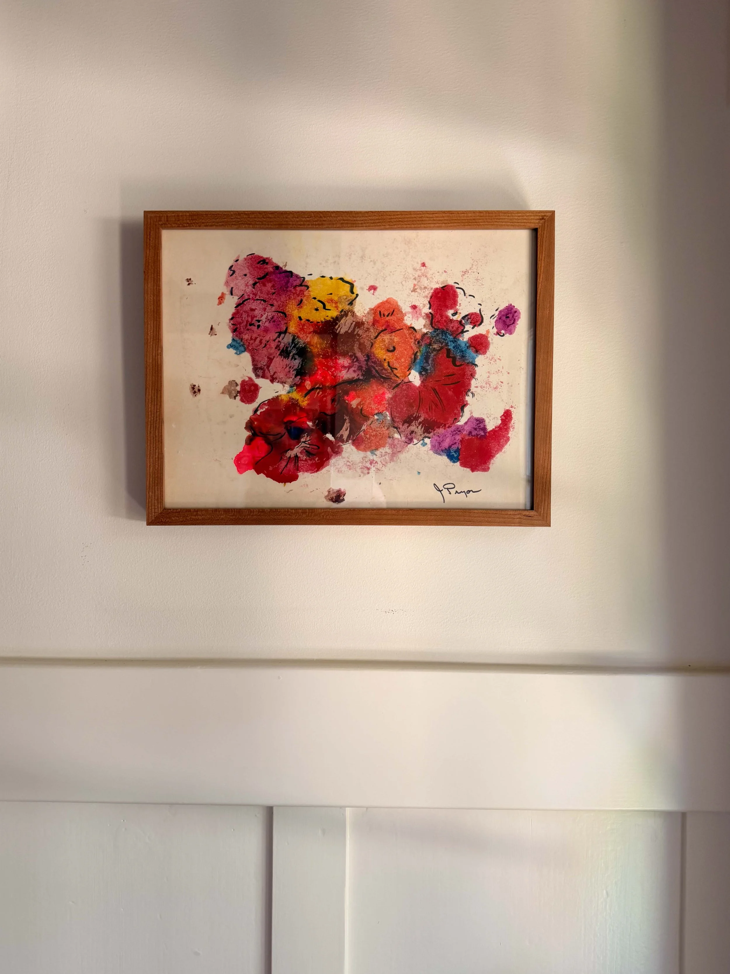 Abstract Flower Painting