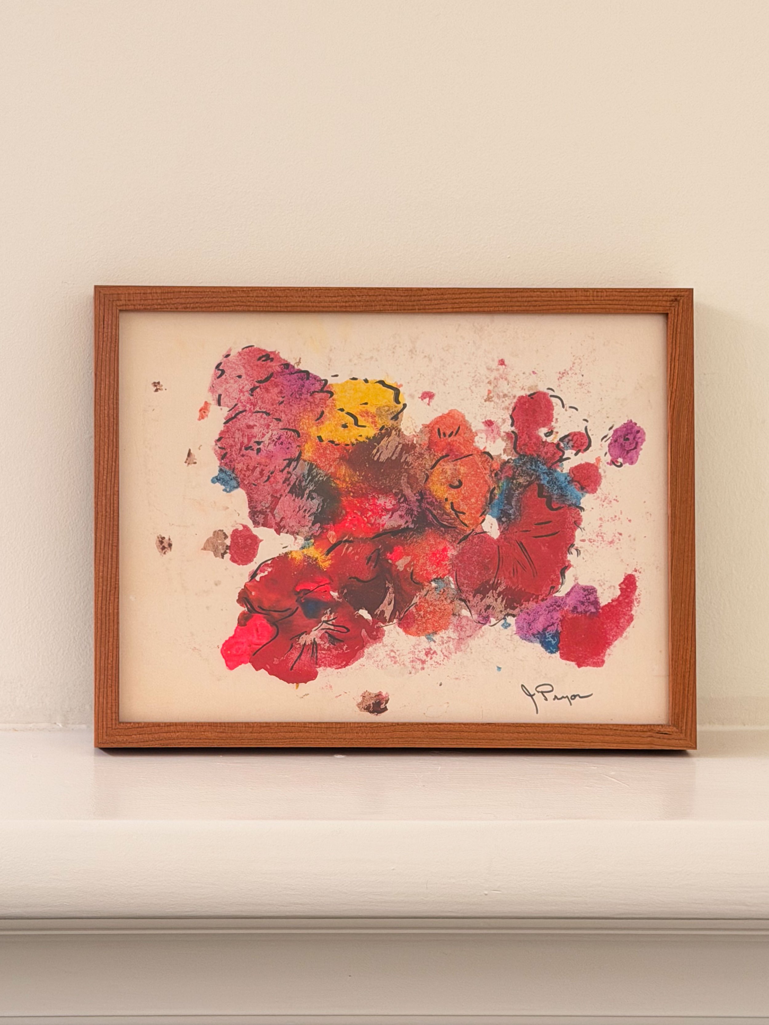 Abstract Flower Painting by Joyce Pryor