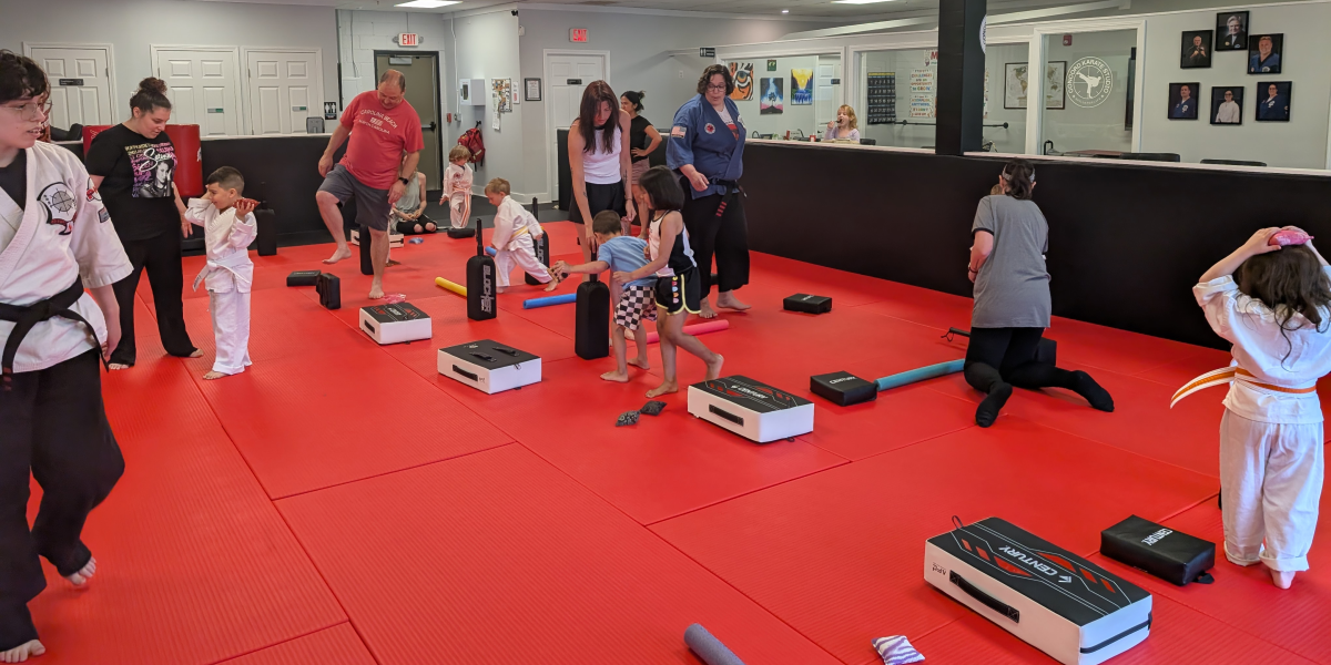 Family Karate Training