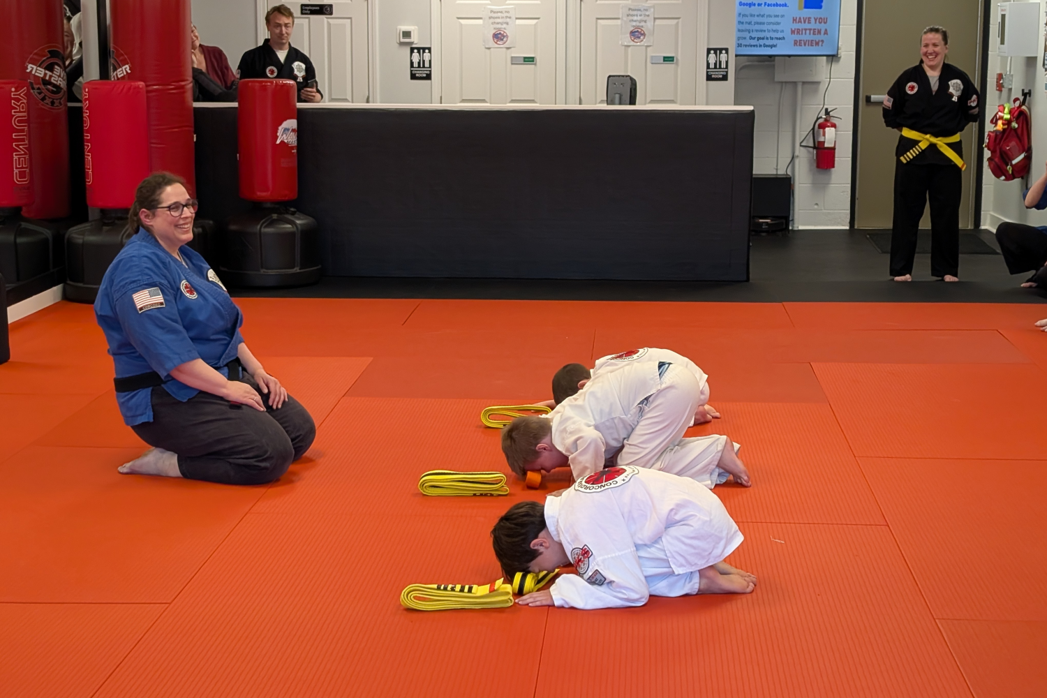 Little Dragons karate class