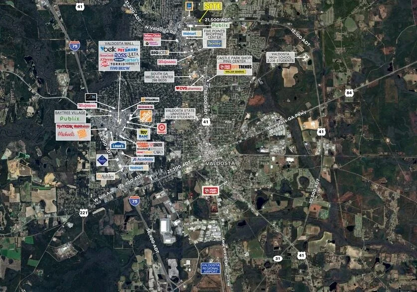 Where to Live in Valdosta: Close to Shopping &amp; Restaurants