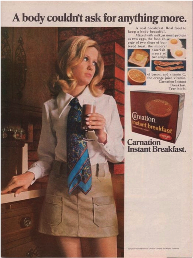 To ads showing a busy working woman.