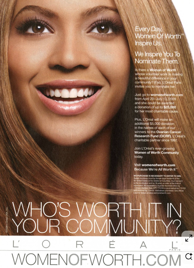 Not all bad - more ads with women of color...