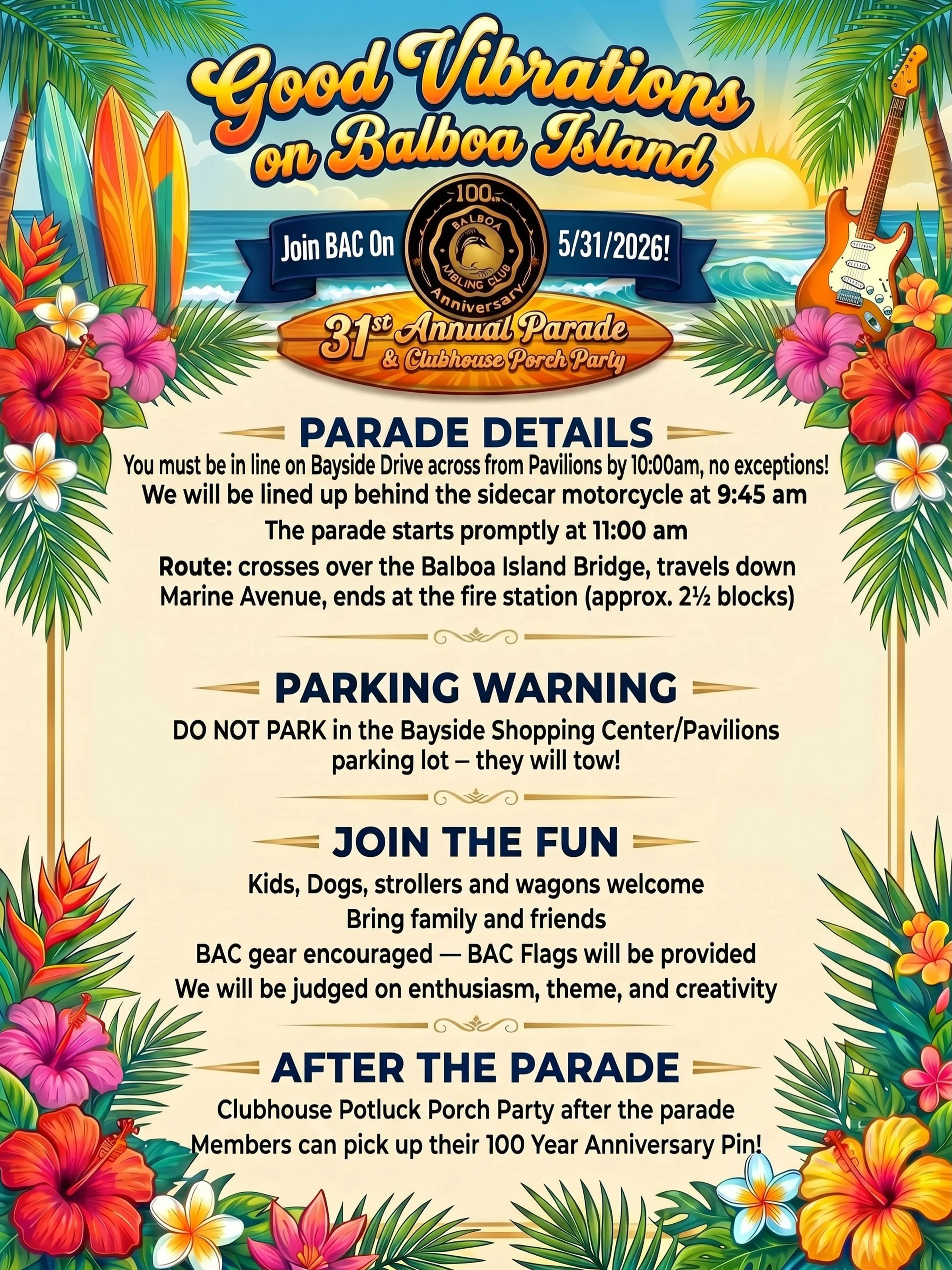 More information about this Sunday!!