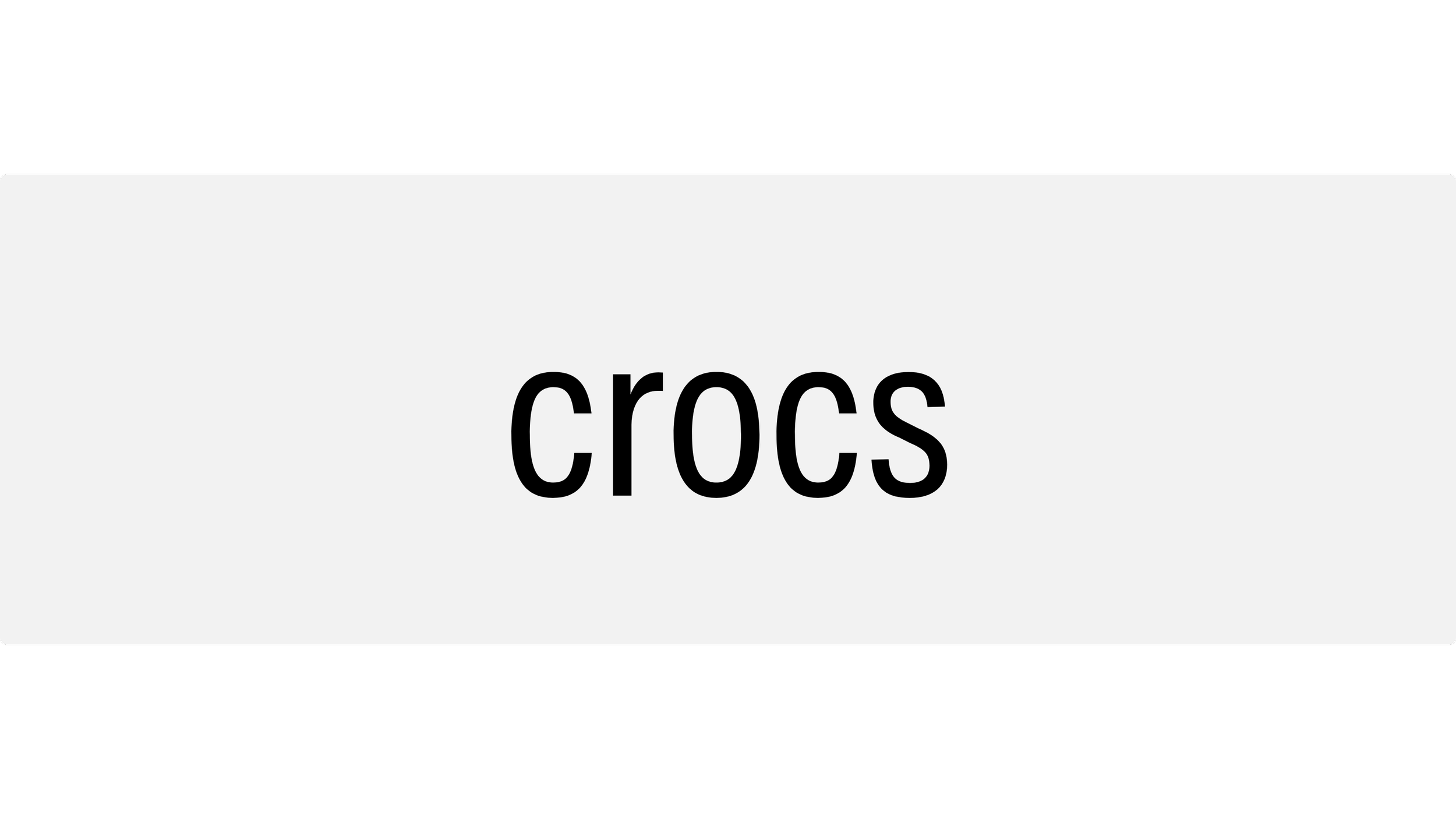 The brand Crocs, sold at Chic Kids.