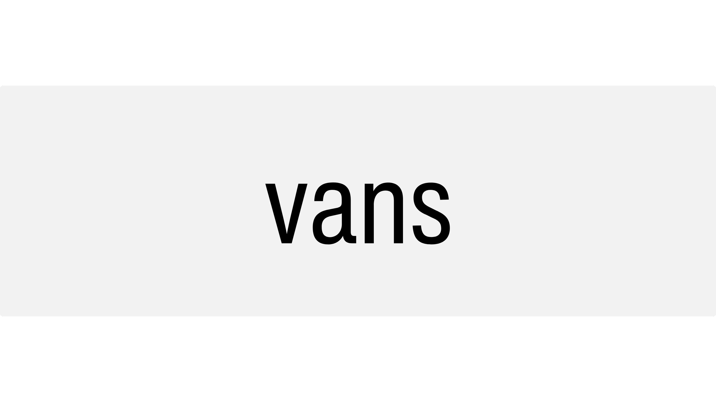 The brand Vans, sold at Chic Kids.