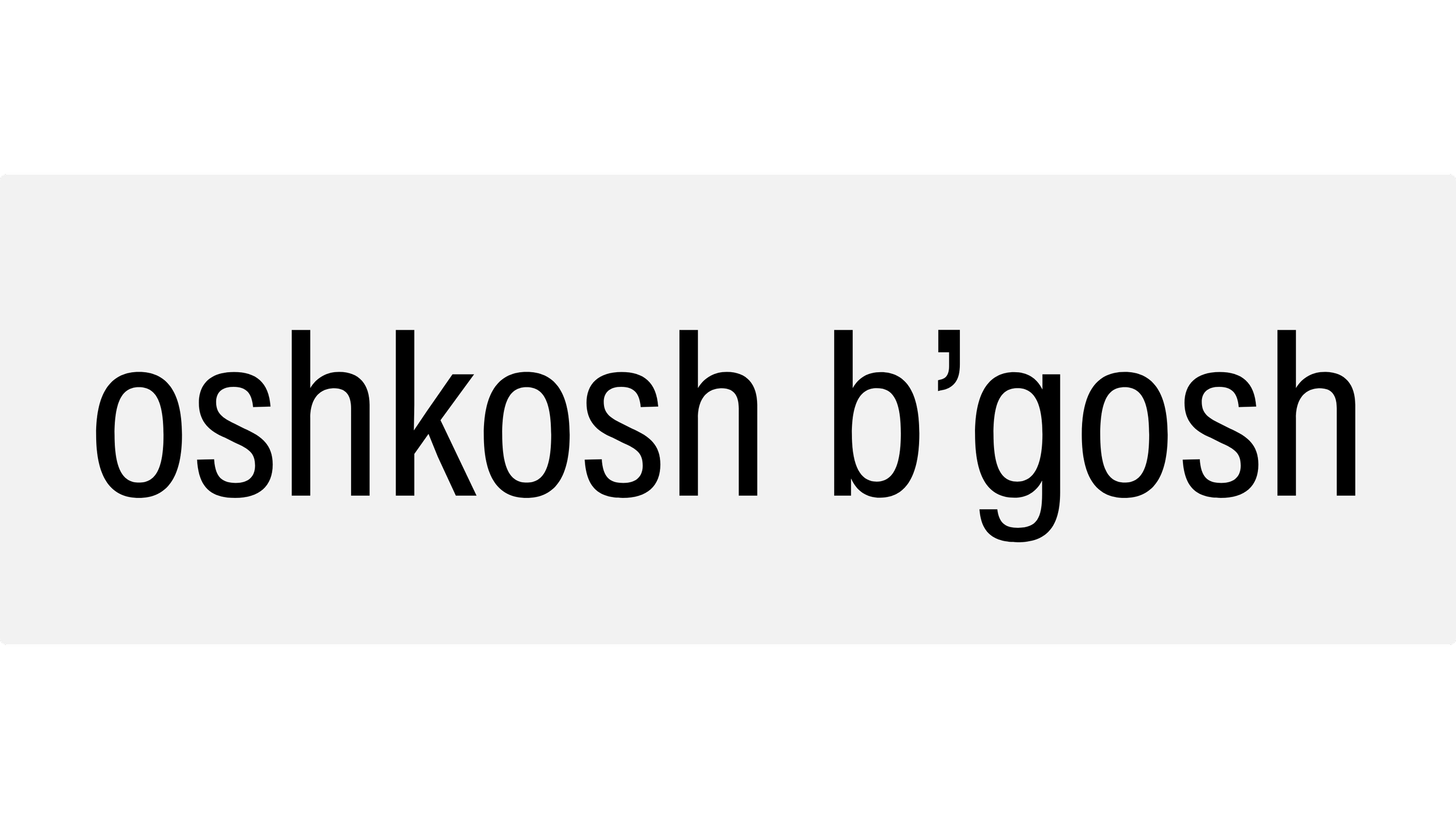 The brand Oshkosh B'gosh, sold at Chic Kids.