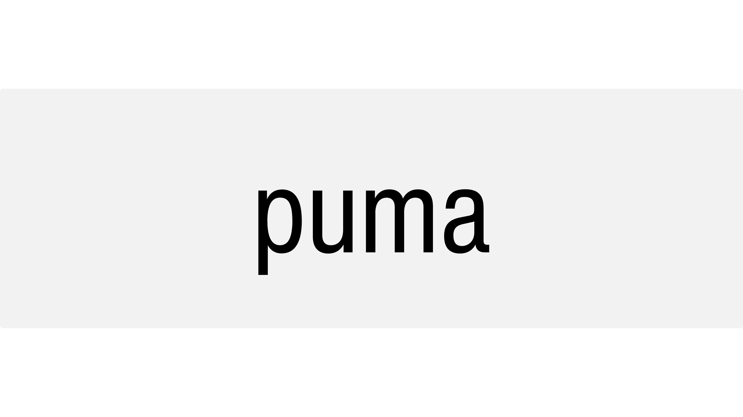 The brand Puma, sold at Chic Kids.