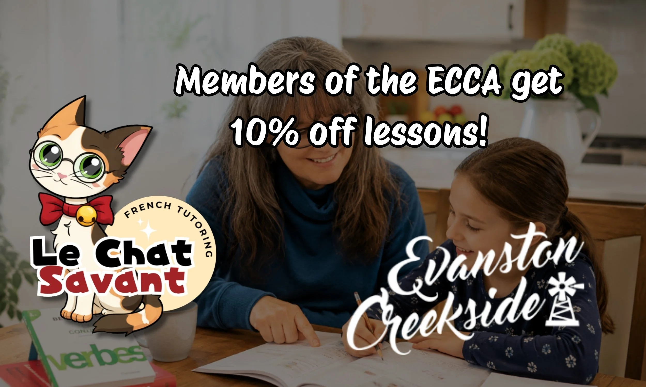 Le Chat Savant French Tutoring joins the ECCA! 