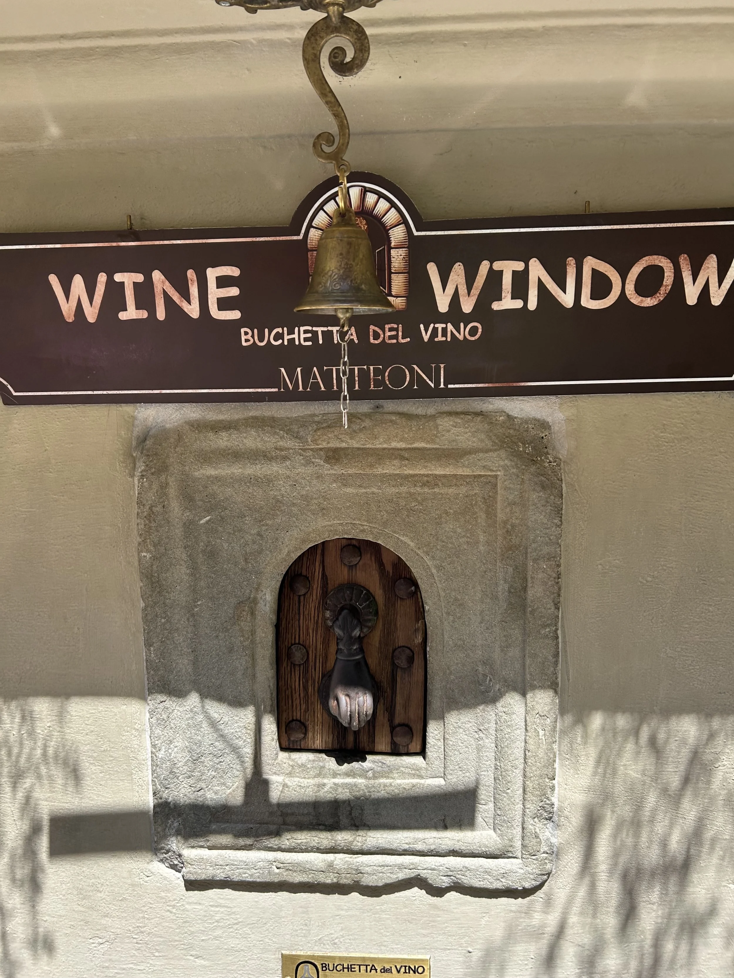 Wine Window in Italy