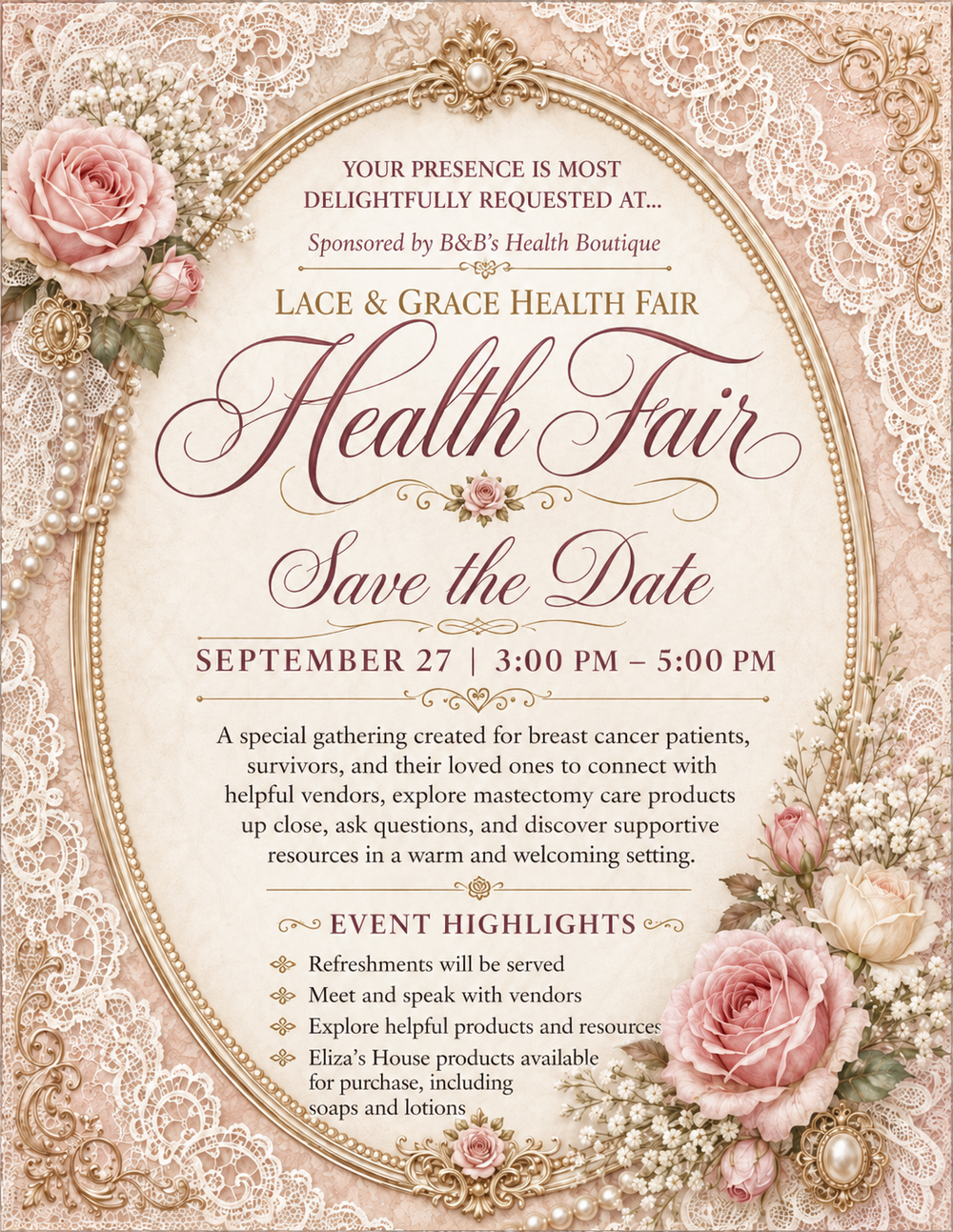 Lace &amp; Grace Health Fair