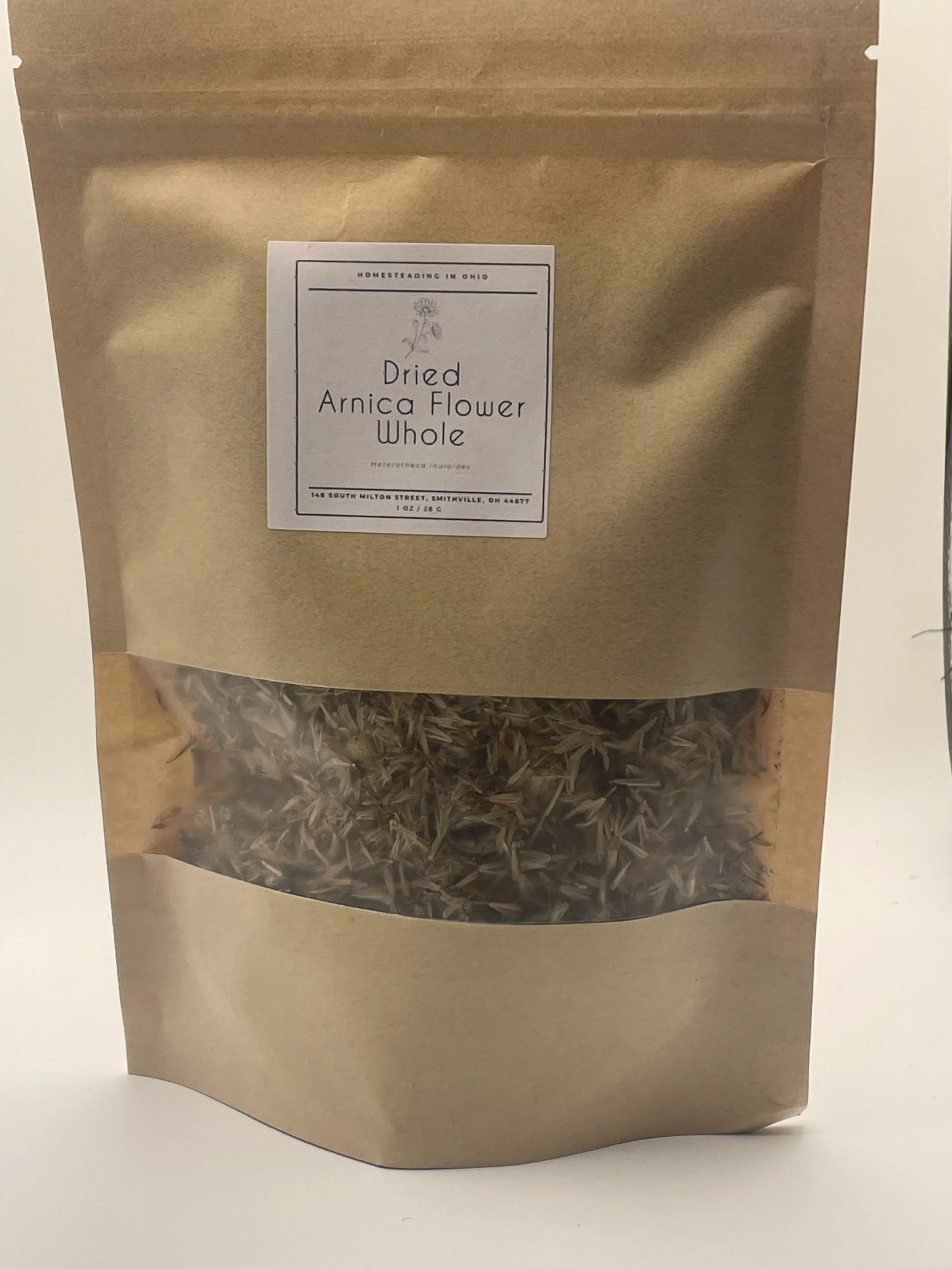 Dried Arnica - Homesteading of Ohio