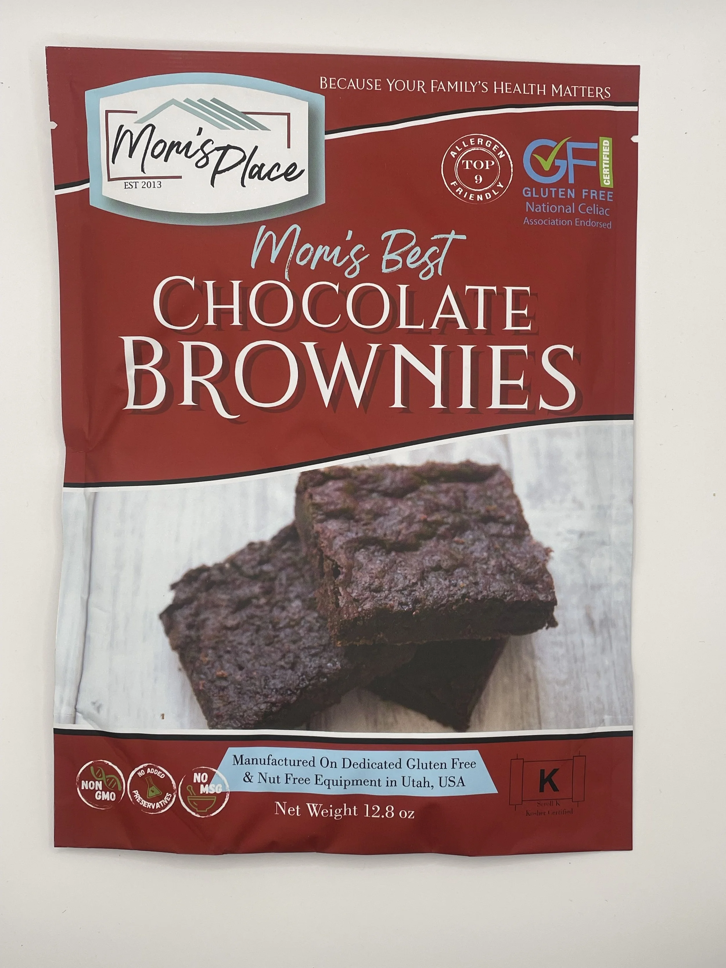Mom's Place Chocolate Brownies - GLUTEN FREE