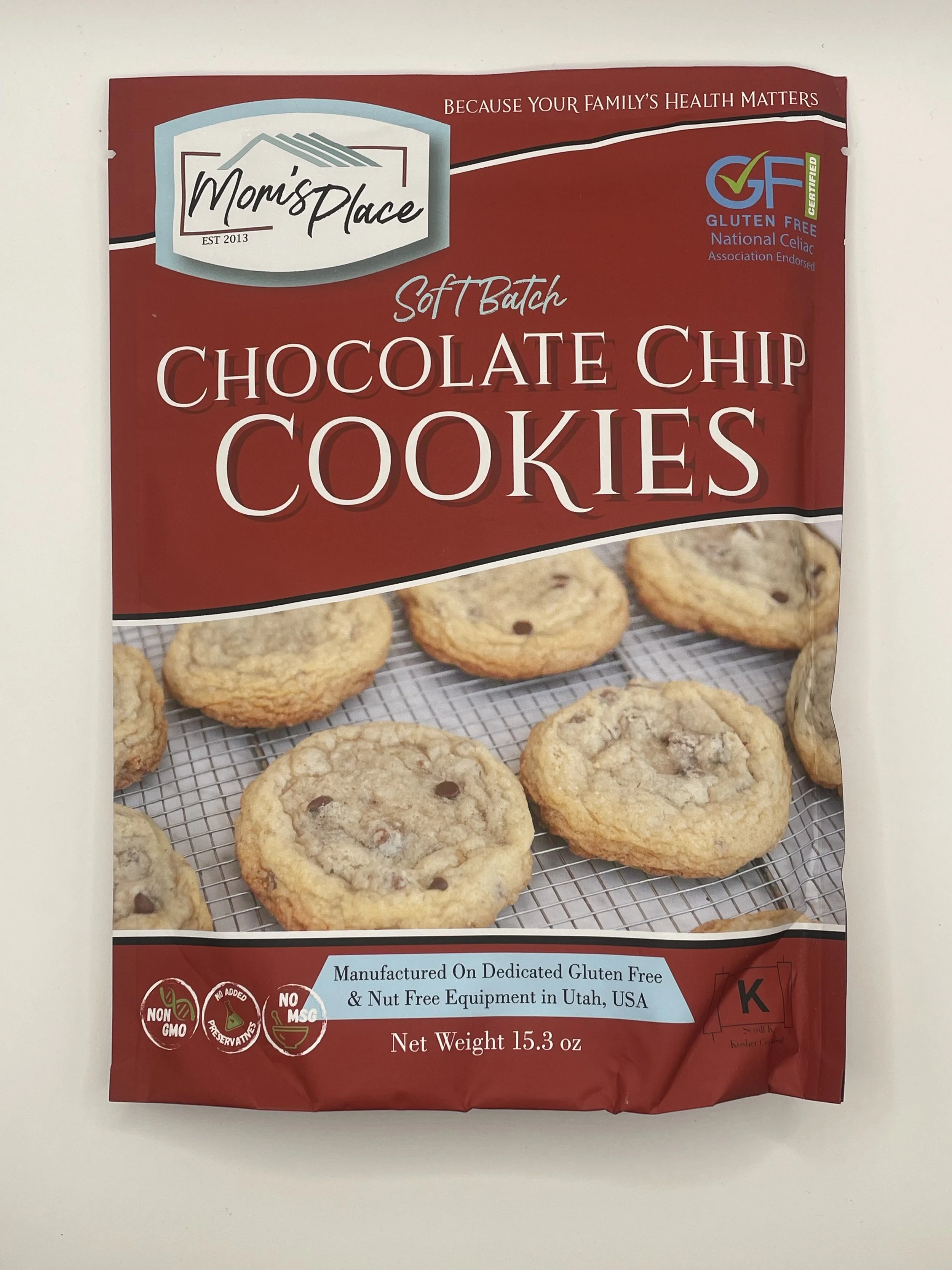 Mom's Place Chocolate Chip Cookies - GLUTEN FREE