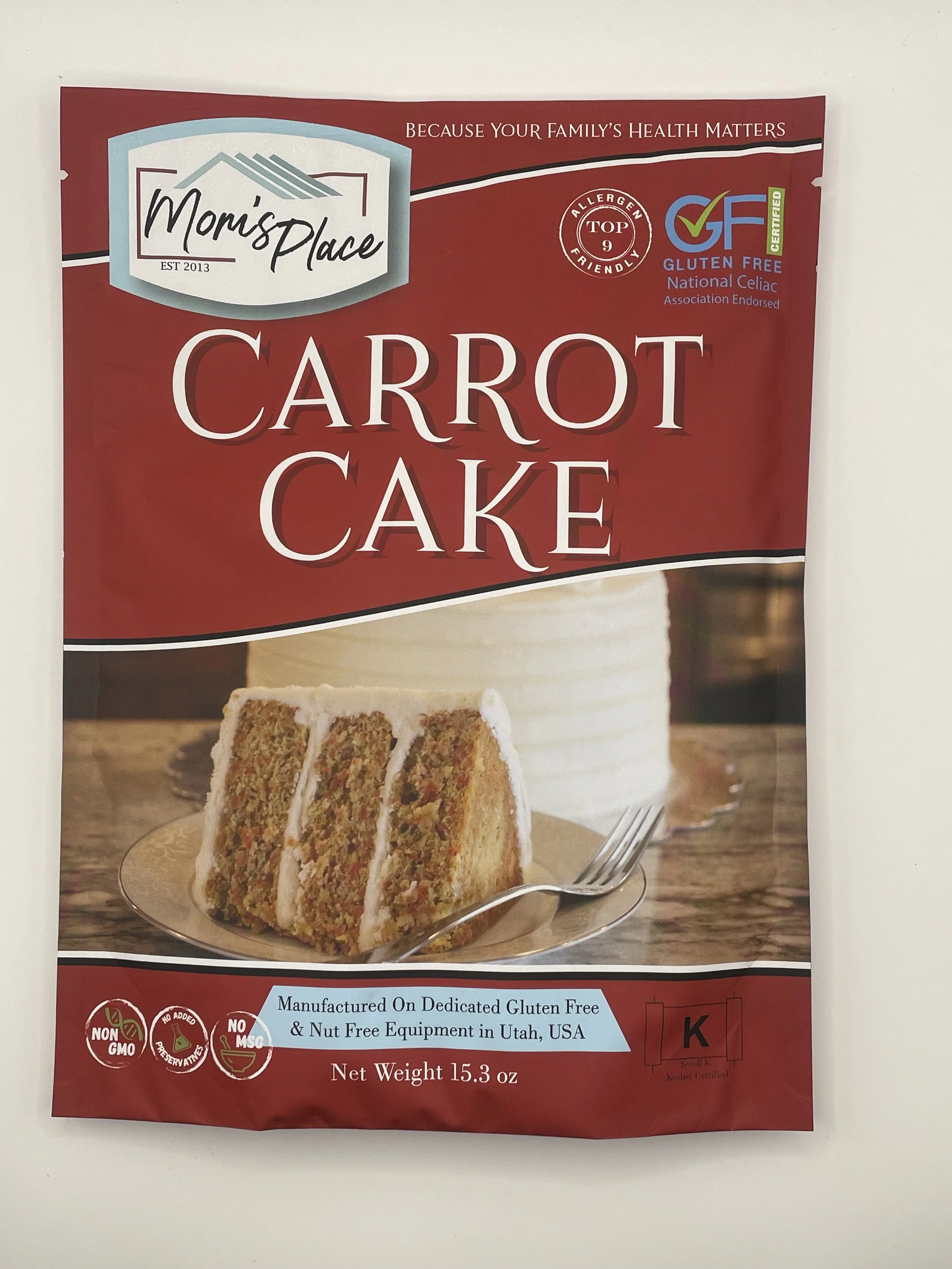 Carrot Cake - GLUTEN FREE - Mom's Place