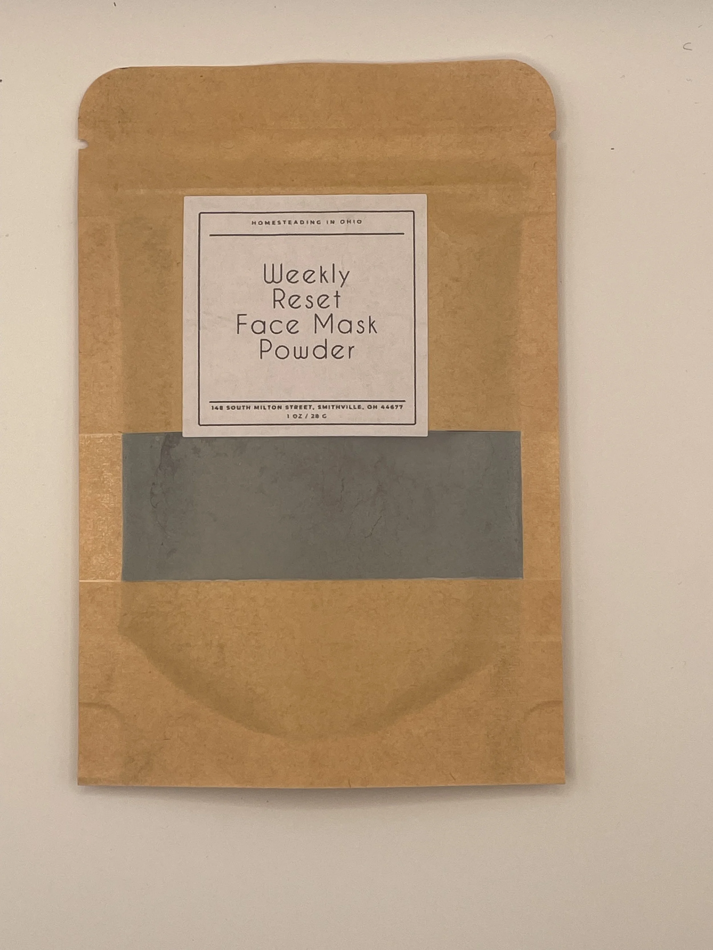 Weekly Reset Face Mask - Homesteading of Ohio