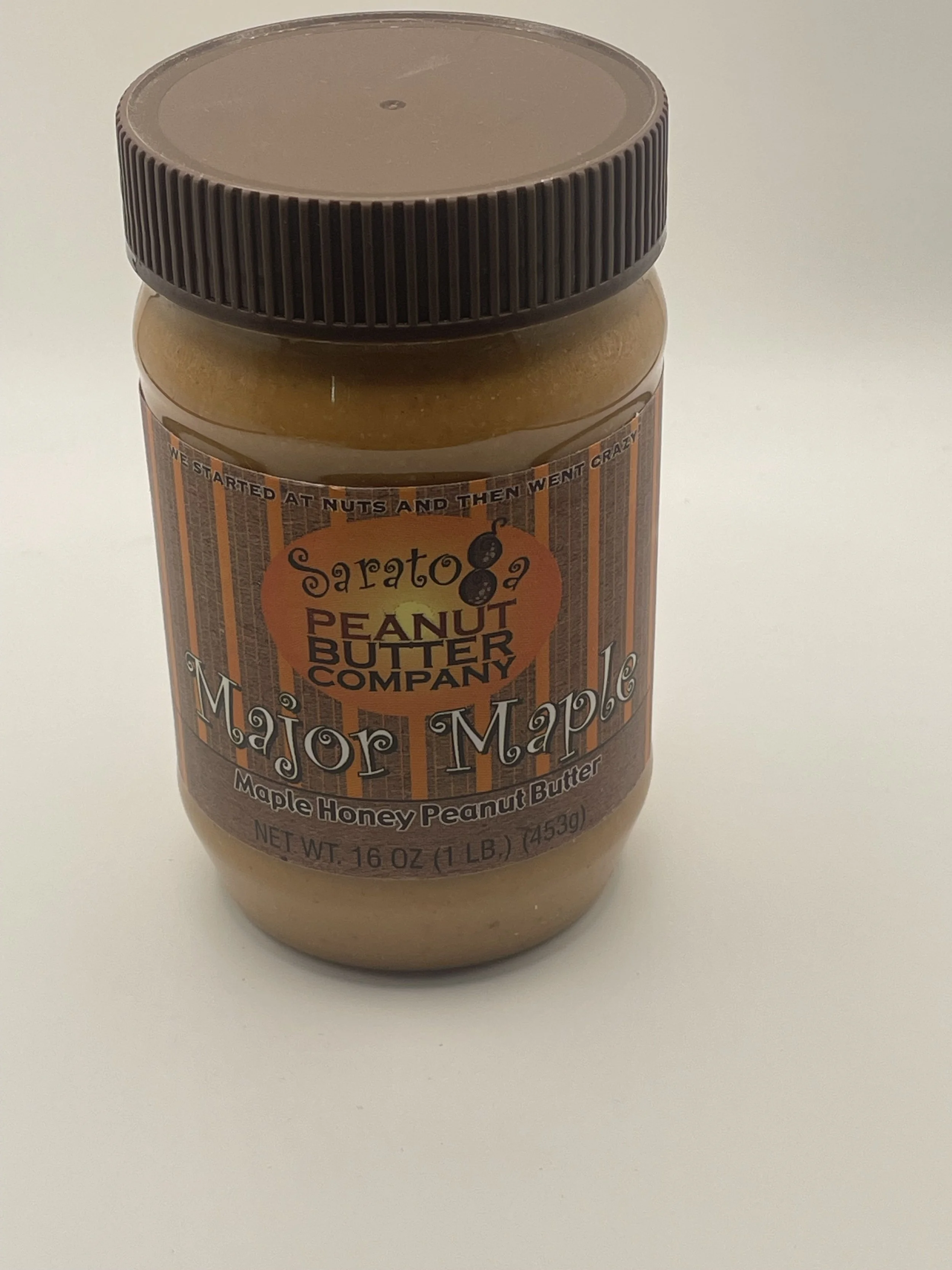 Major Maple Maple Honey Peanut Butter - Saratoga Peanut Butter