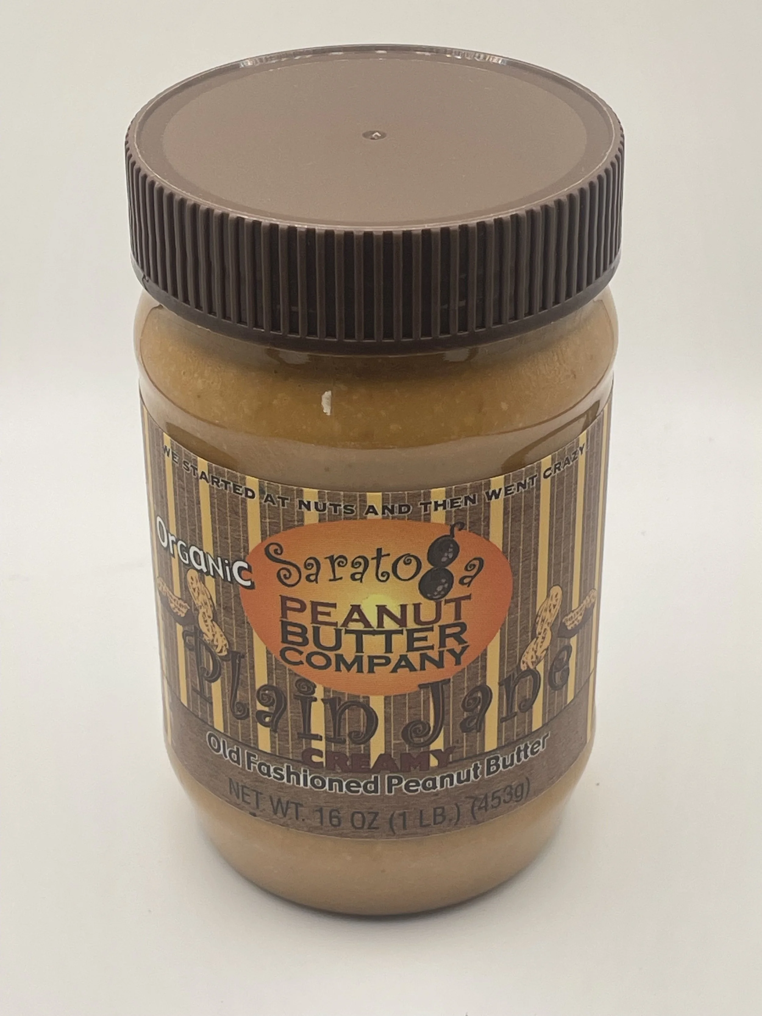 Plain Jane Creamy Old Fashioned Peanut Butter - Saratoga Peanut Butter