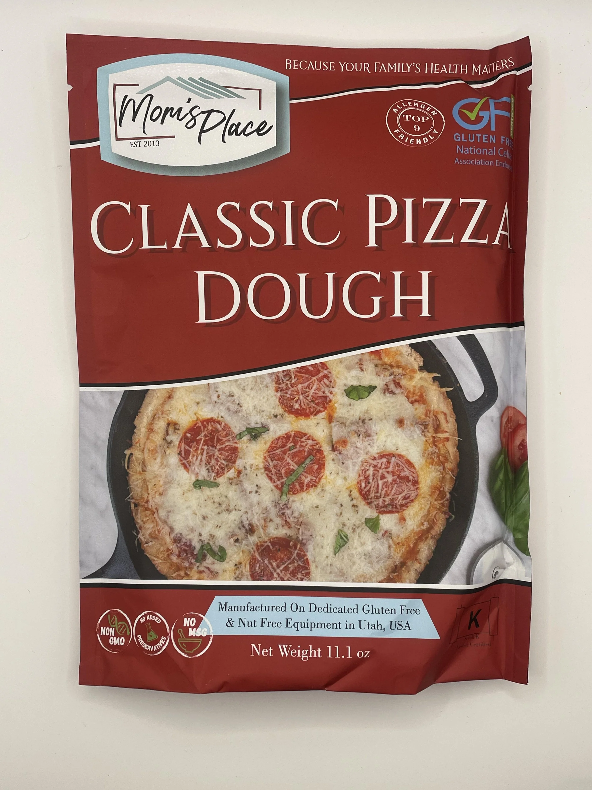 Mom's Place Pizza Dough - GLUTEN FREE