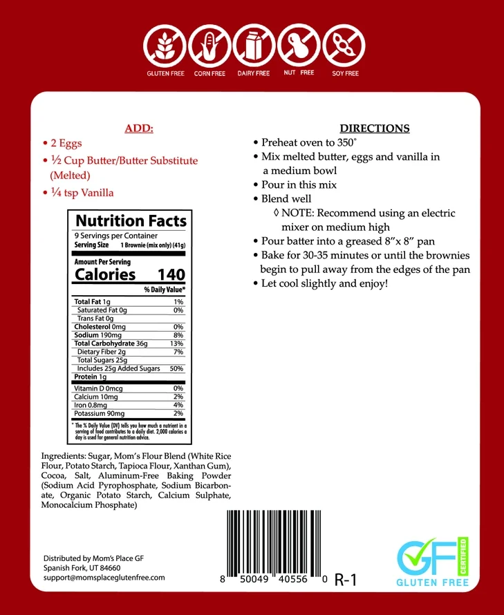 Mom's Place Brownies Back Label.webp