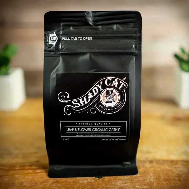 Organic Leaf and Flower Catnip - Shady Cat Social Club