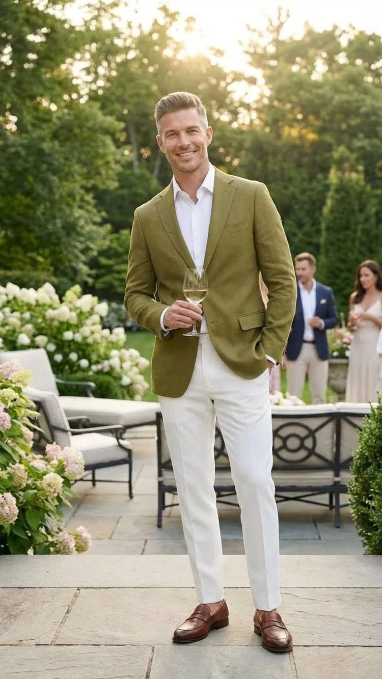 Garden formal wedding outfit inspiration