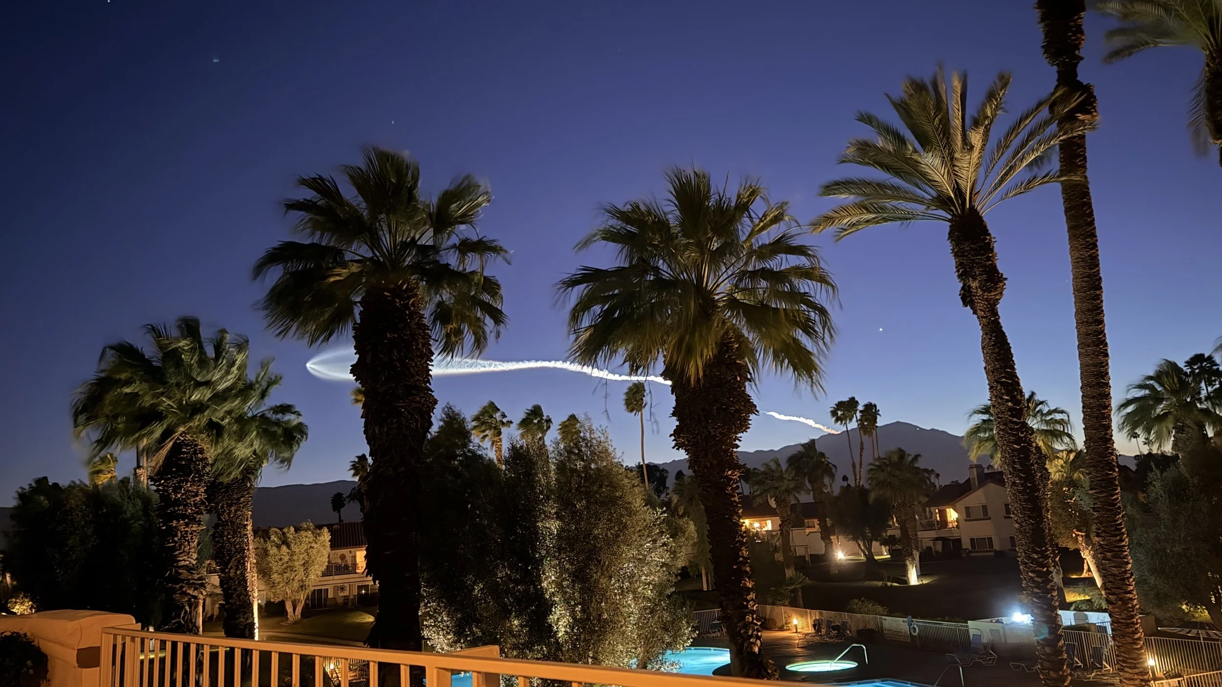 Evening View from the Balcony
