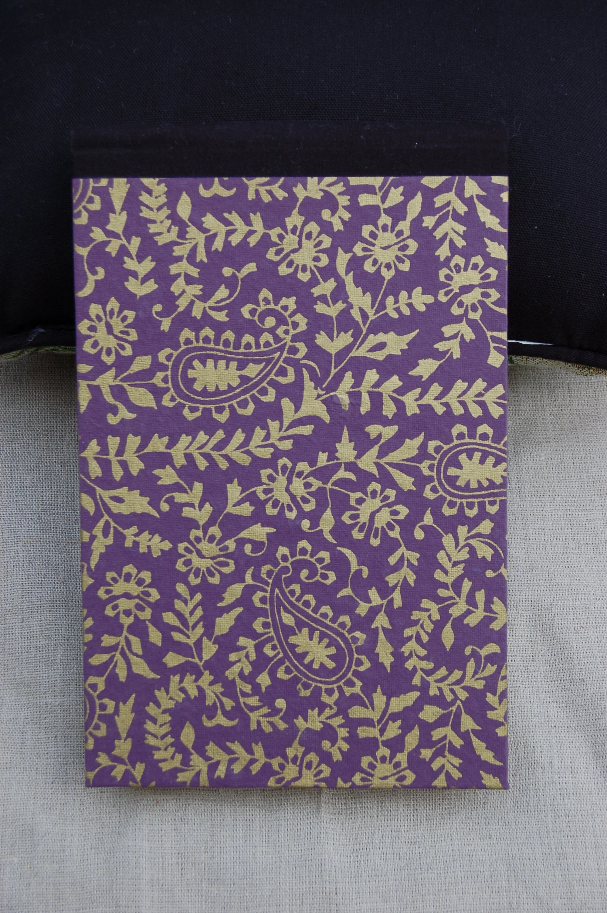 Sketchpad - Gold and Purple Paisley