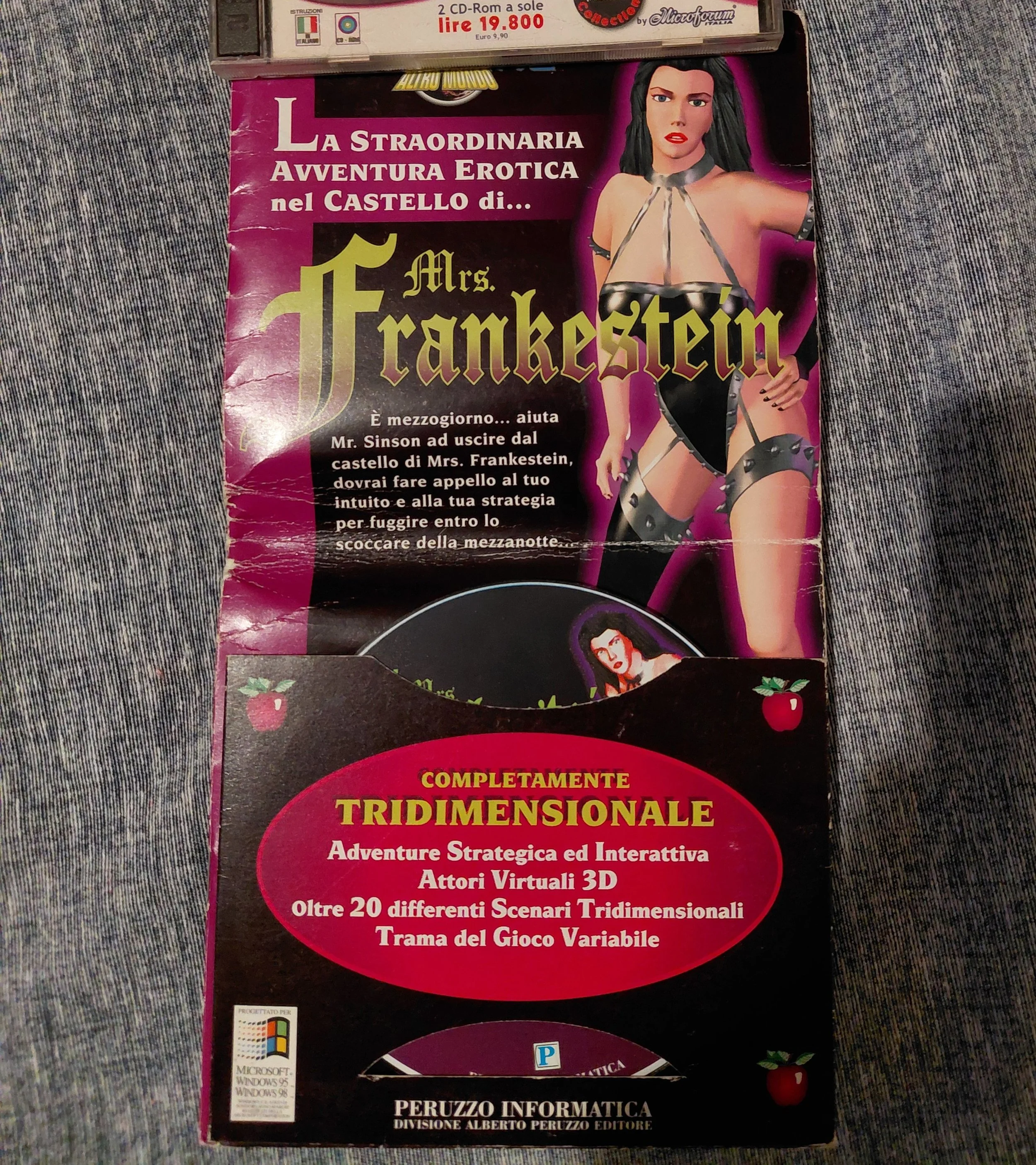 Mrs. Frankenstein gioco in italiano retrogames.