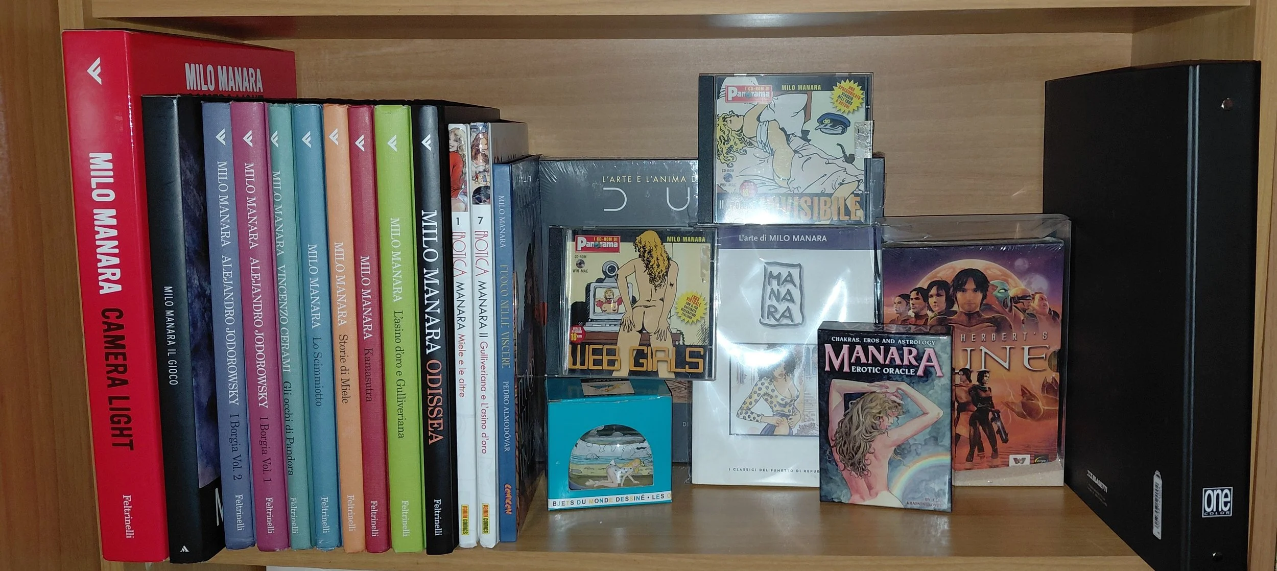 Collezione dedicata a Milo Manara